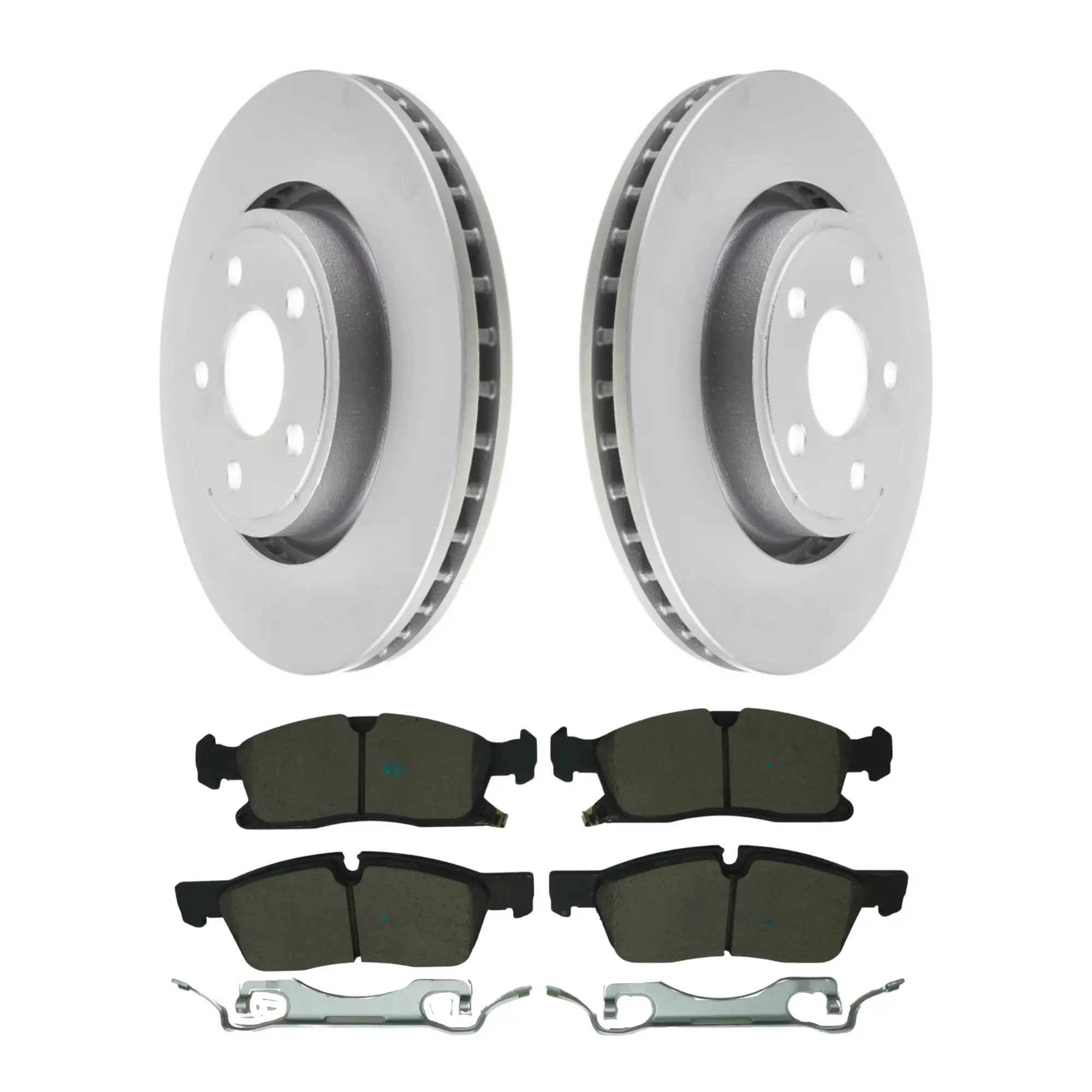 Coated Brake Rotor & Ceramic Pad Kit - image principale du produit