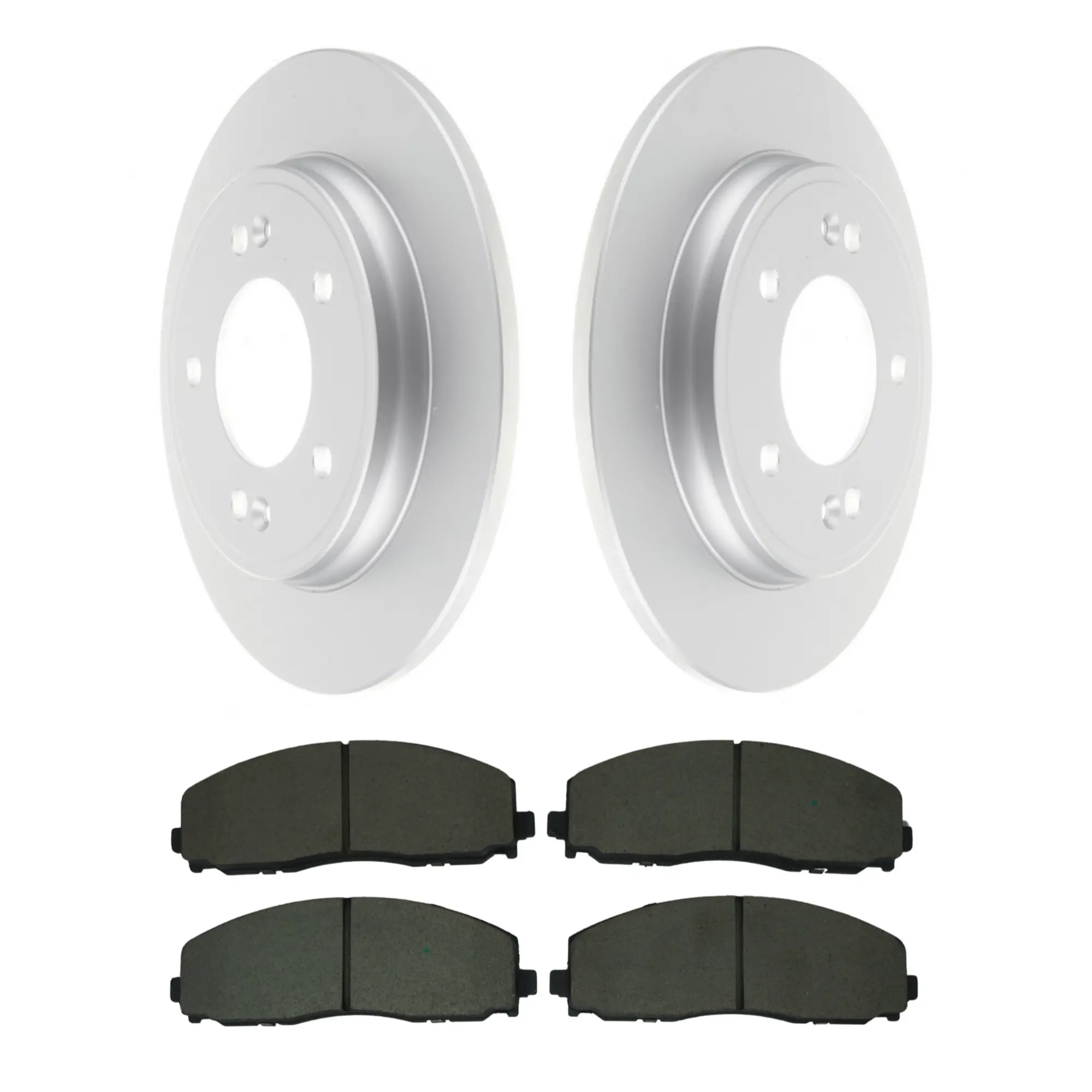 Coated Brake Rotor & Ceramic Pad Kit - image principale du produit