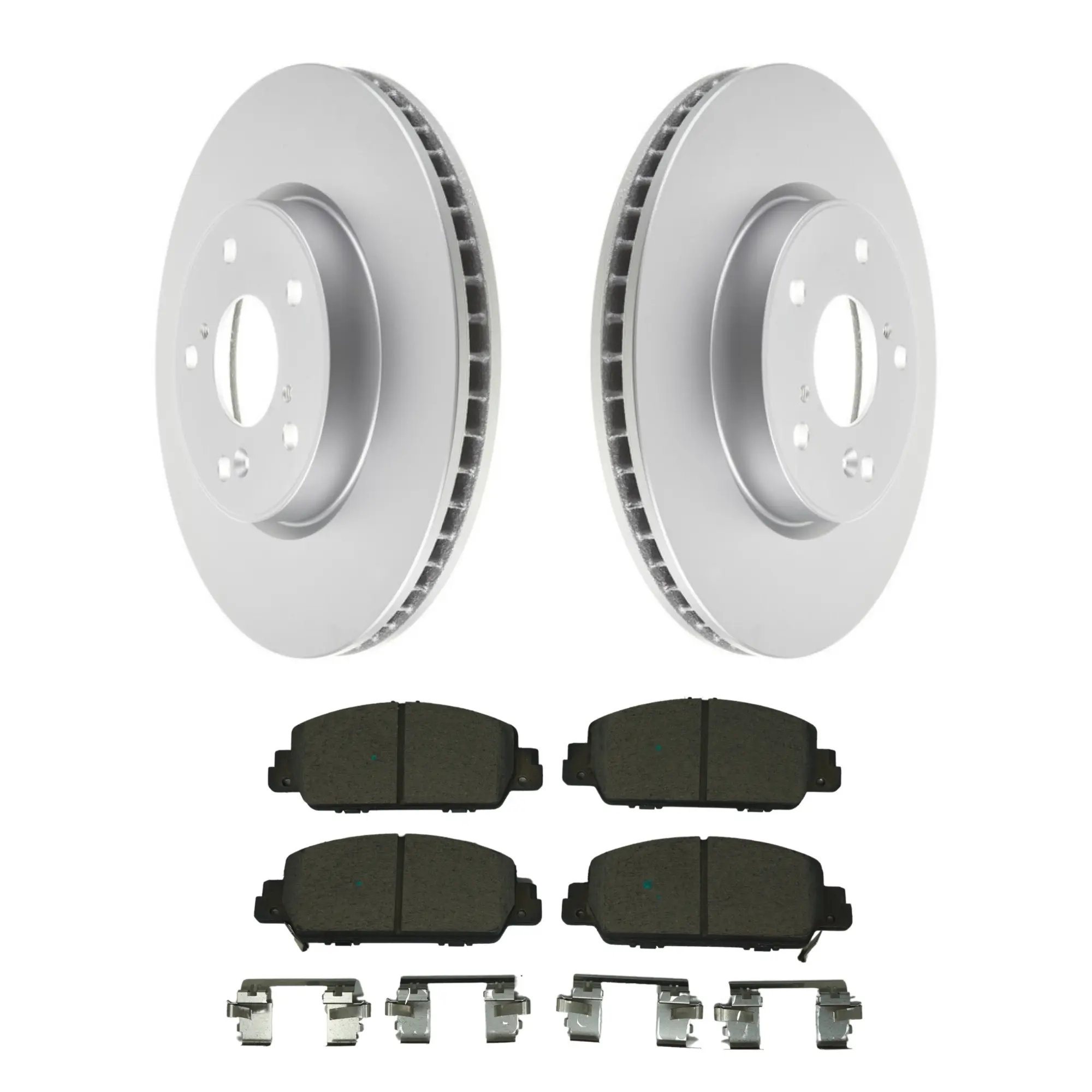 Coated Brake Rotor & Ceramic Pad Kit - image principale du produit