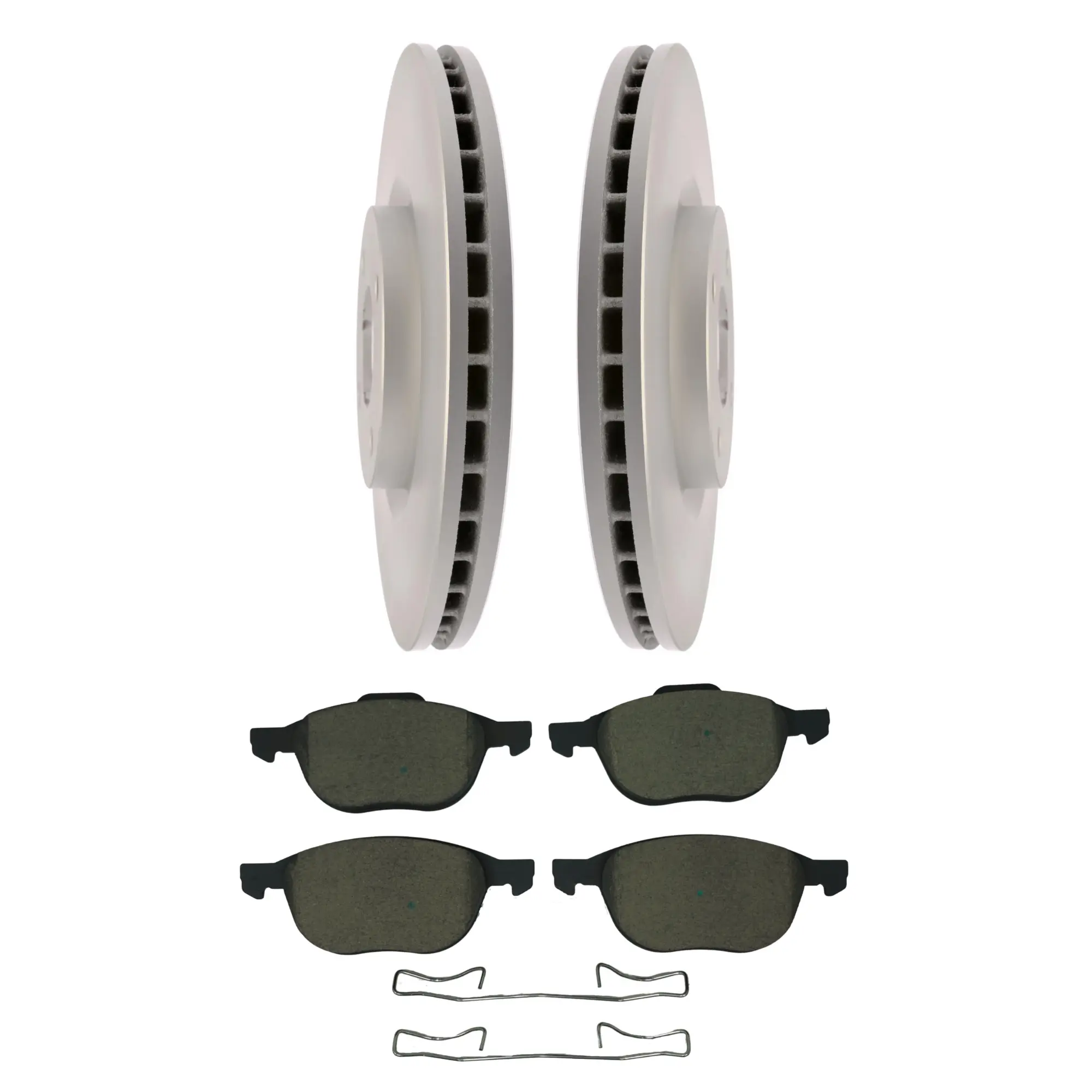 Coated Brake Rotor & Ceramic Pad Kit - image principale du produit