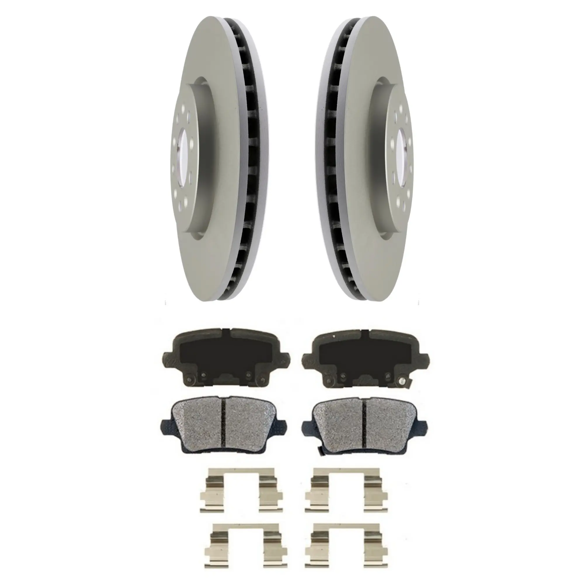 Bremex Premium ExoCoat Front Brake Pad and Rotors Disc Brake Kit - image principale du produit