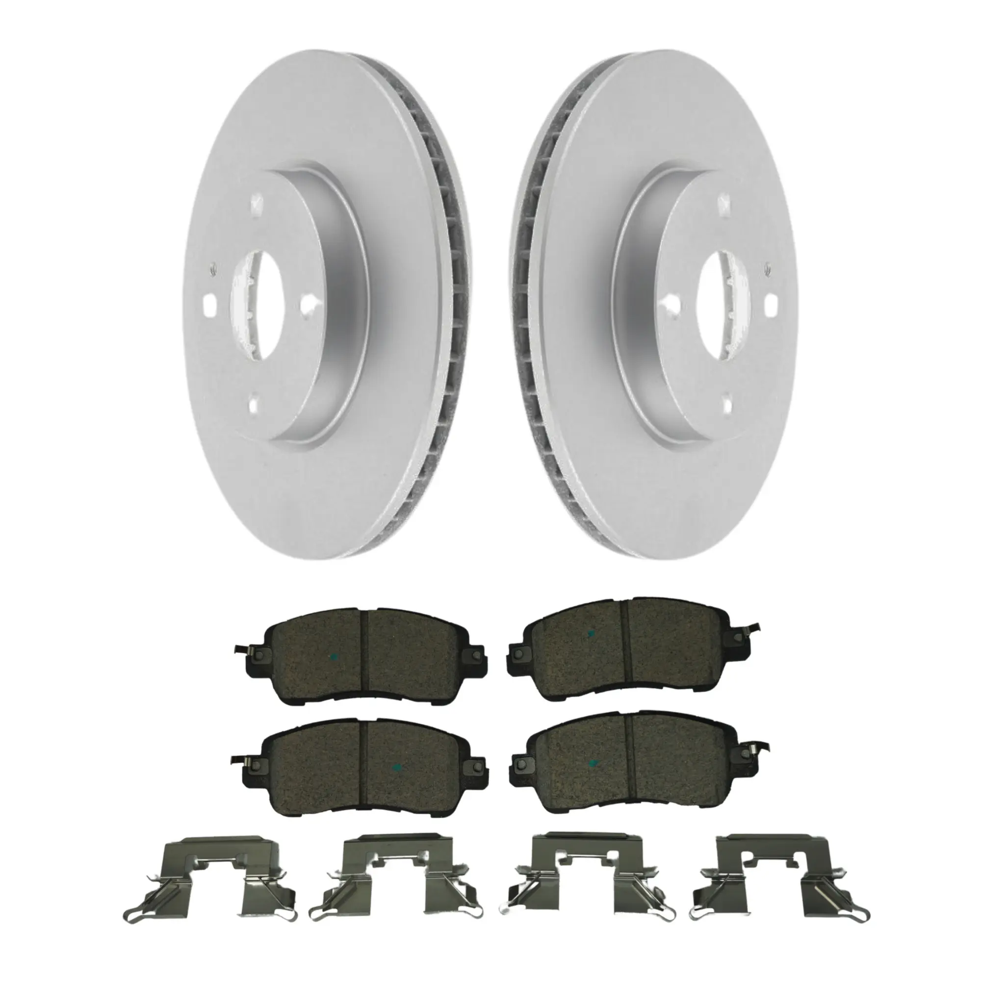 Coated Brake Rotor & Ceramic Pad Kit - image principale du produit
