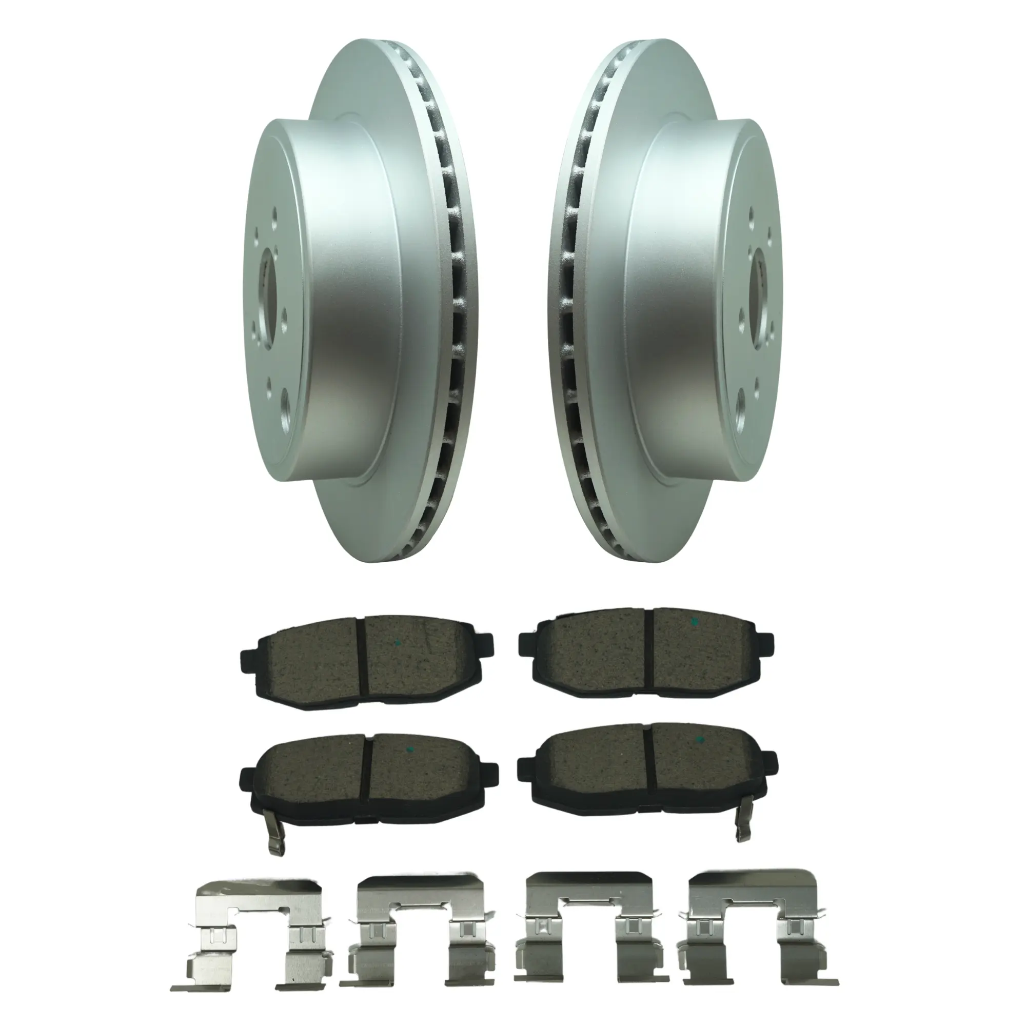 Coated Brake Rotor & Ceramic Pad Kit - image principale du produit