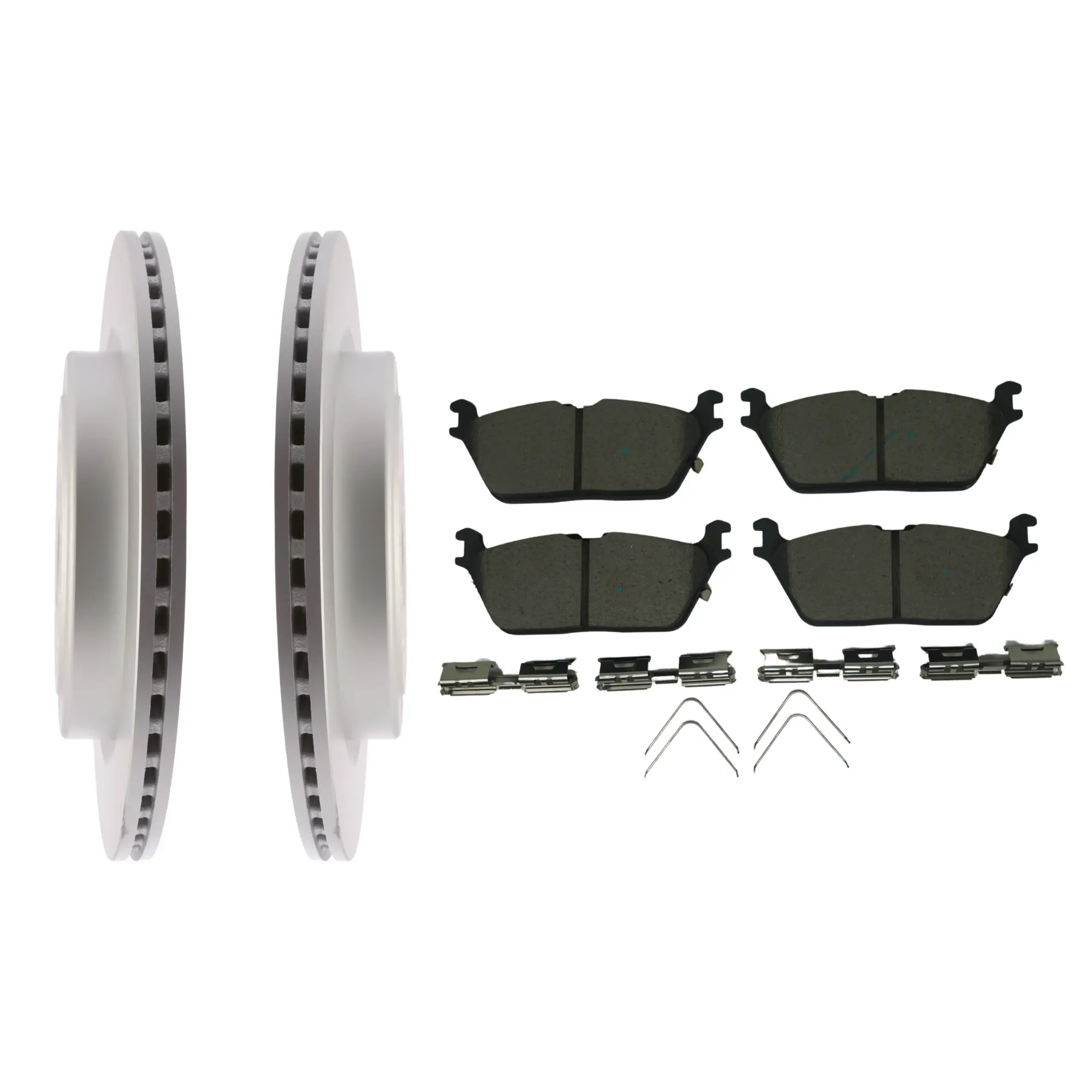 Coated Brake Rotor & Ceramic Pad Kit - image principale du produit