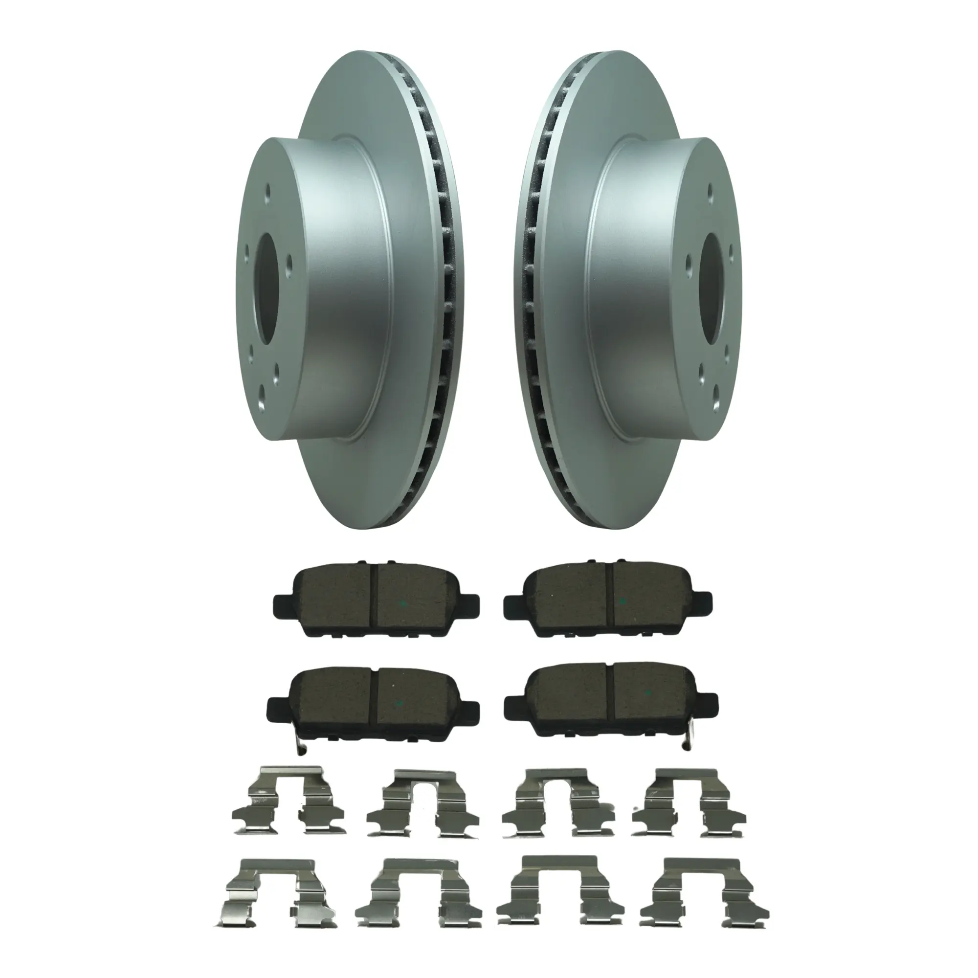 Coated Brake Rotor & Ceramic Pad Kit - image principale du produit