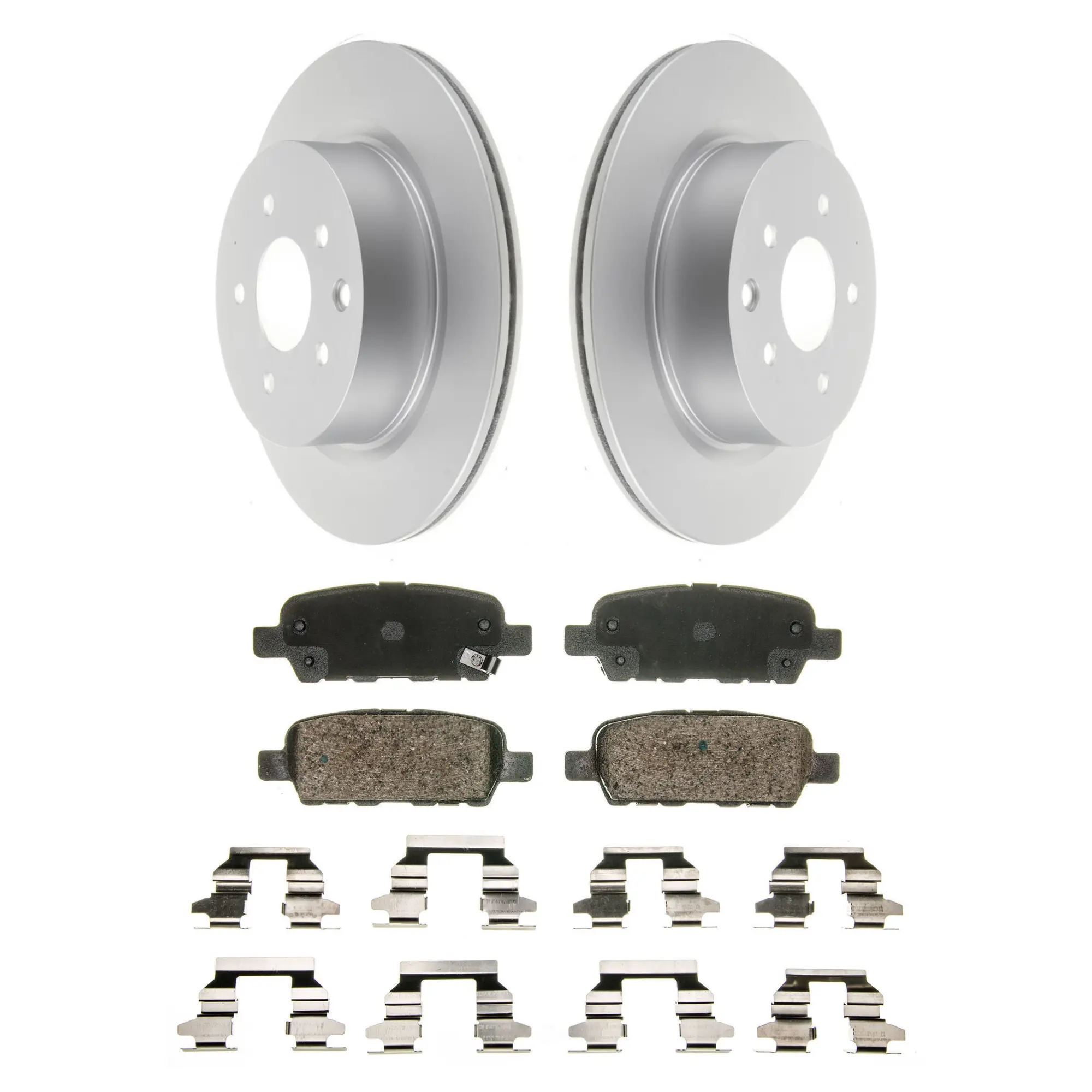 Coated Brake Rotor & Ceramic Pad Kit - image principale du produit