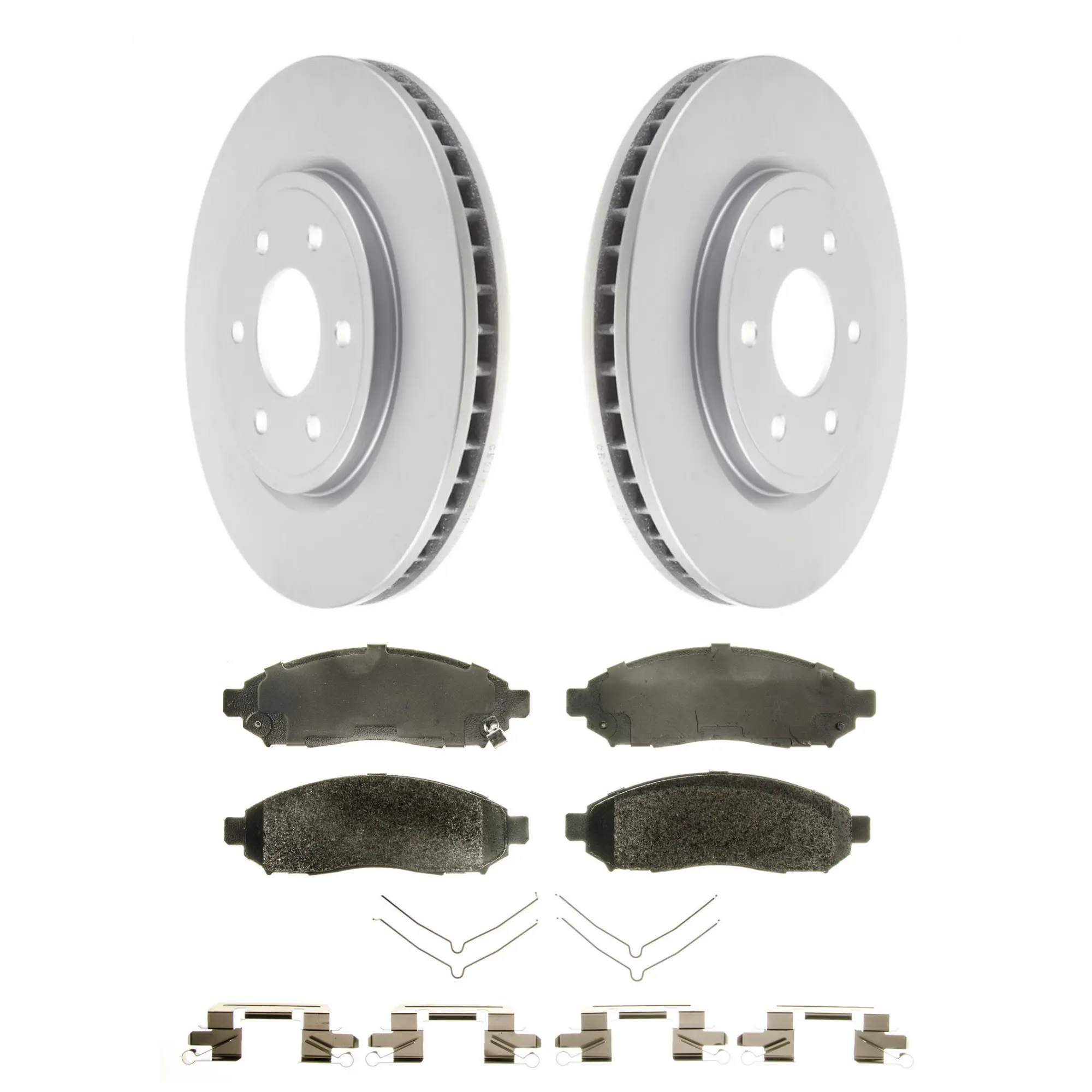 Coated Brake Rotor & Ceramic Pad Kit - image principale du produit