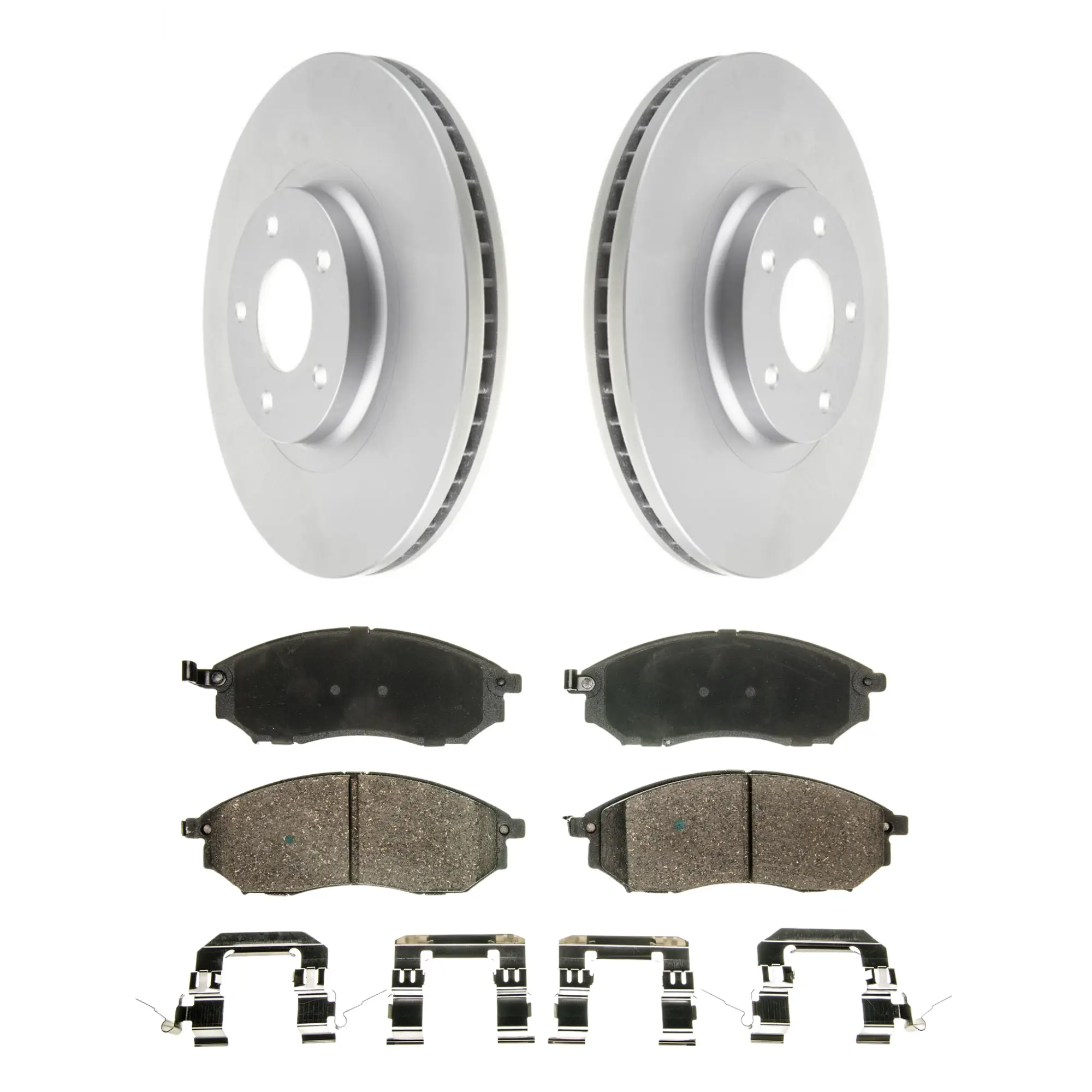 Coated Brake Rotor & Ceramic Pad Kit - image principale du produit
