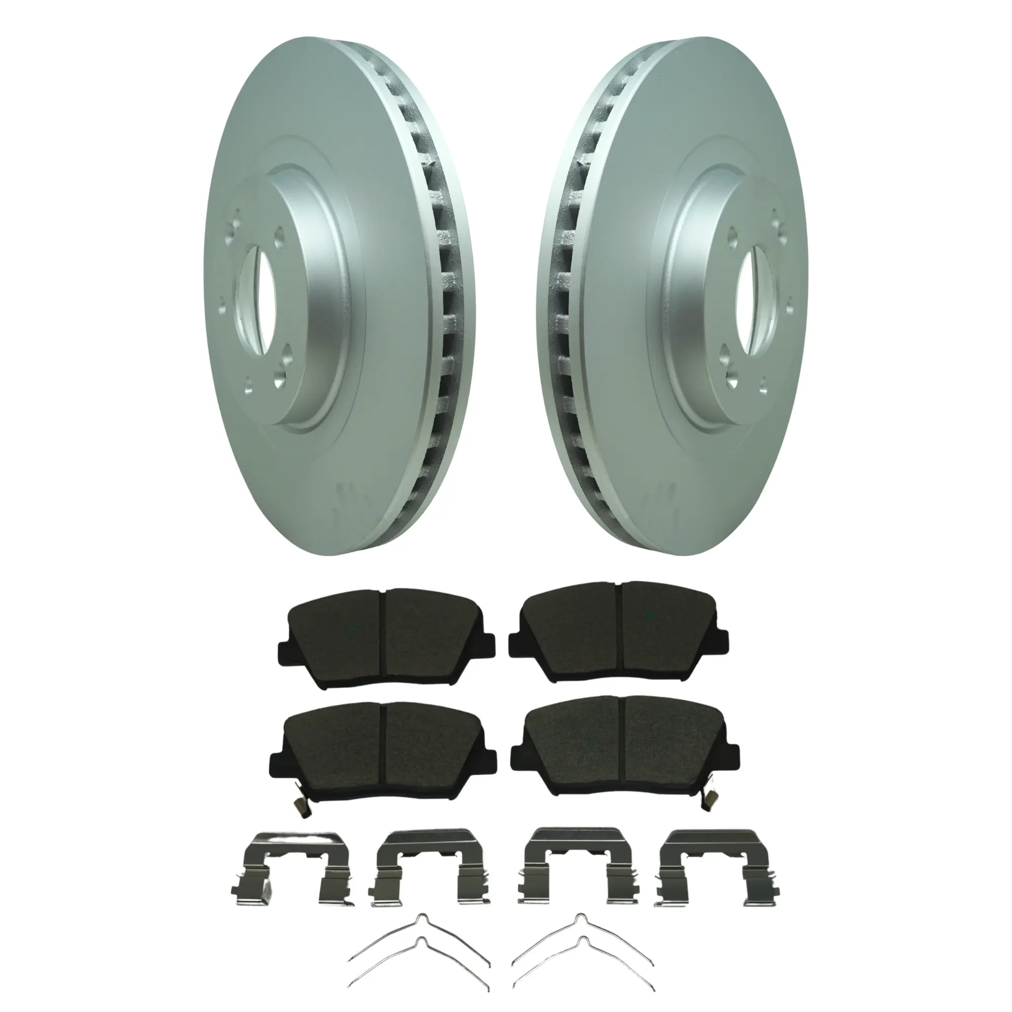 Coated Brake Rotor & Ceramic Pad Kit - image principale du produit