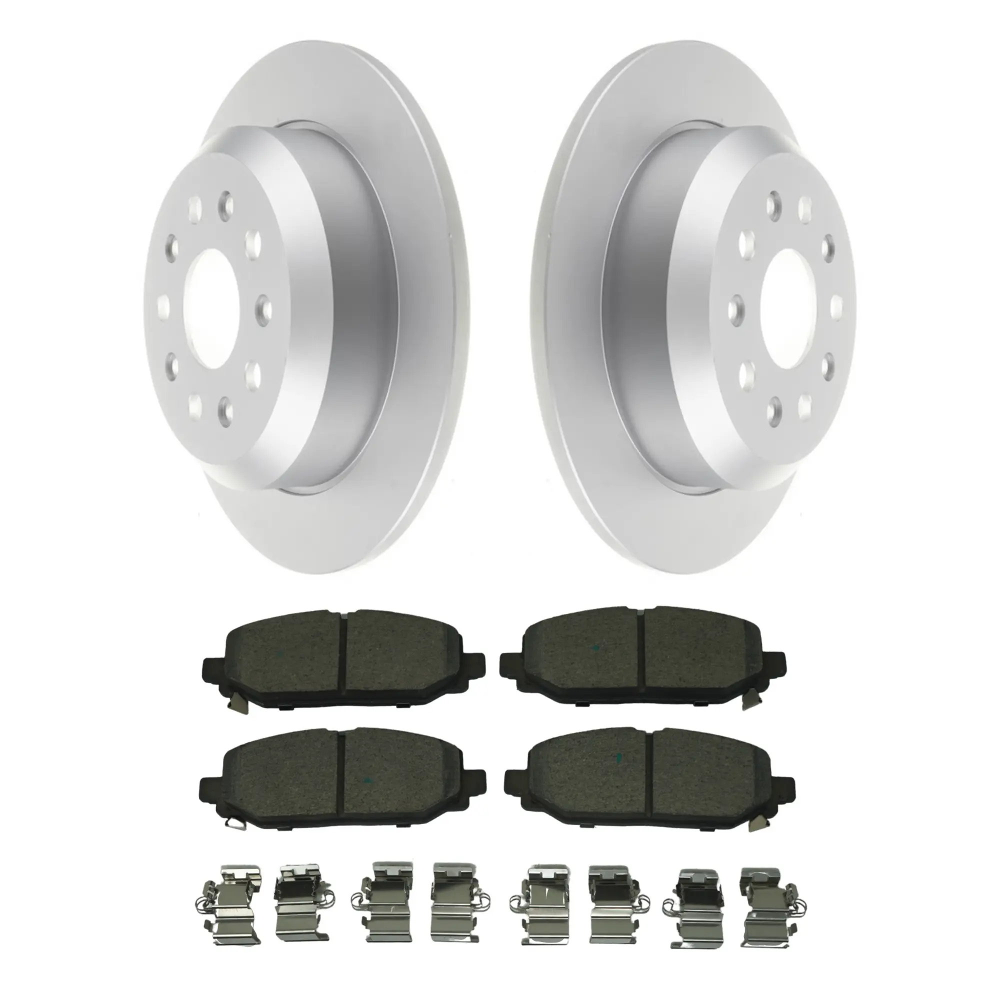 Coated Brake Rotor & Ceramic Pad Kit - image principale du produit
