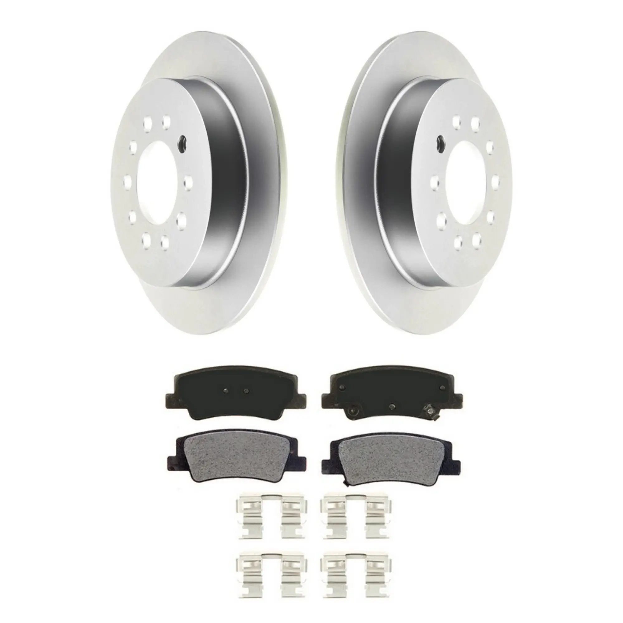 Coated Brake Rotor & Ceramic Pad Kit - image principale du produit