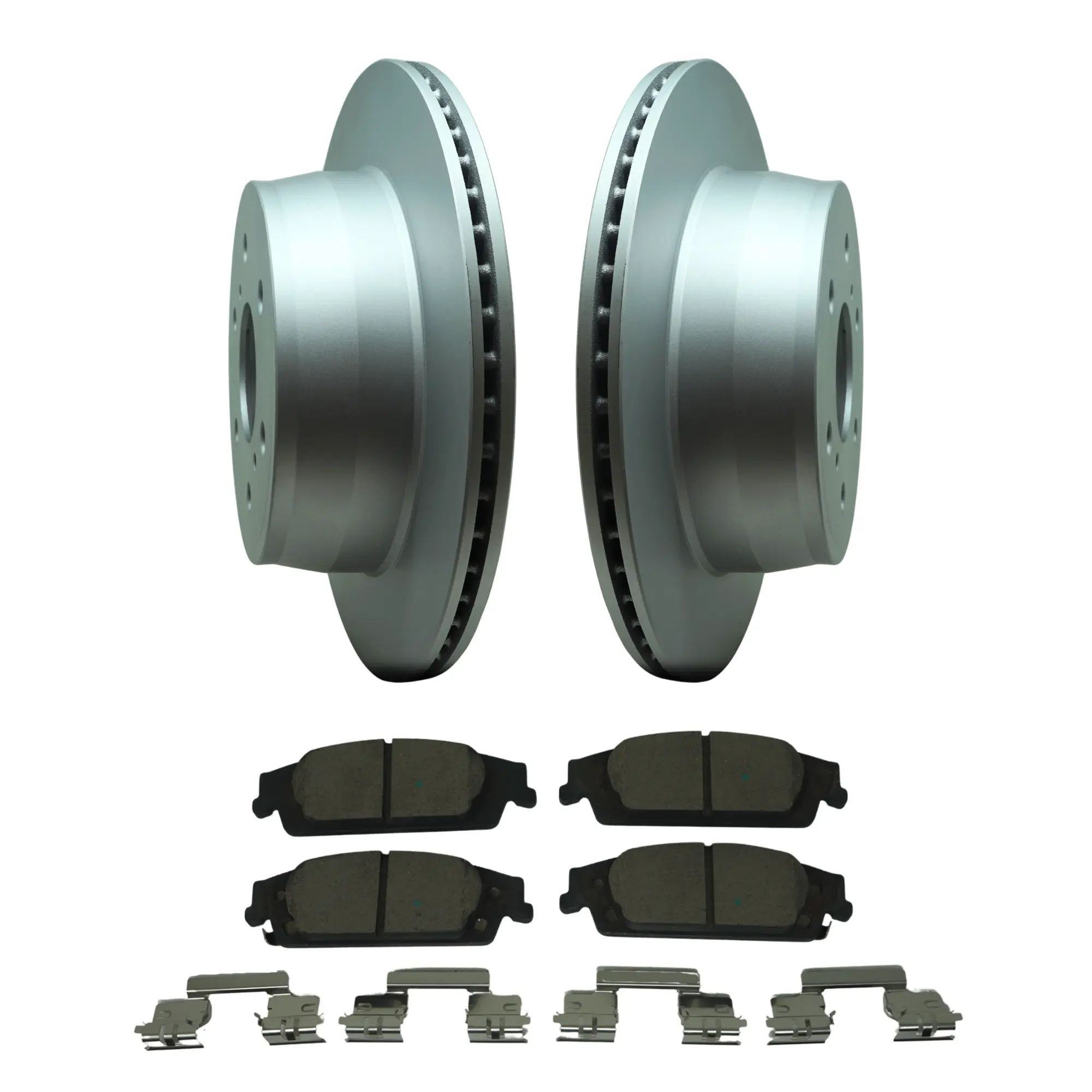 Coated Brake Rotor & Ceramic Pad Kit - image principale du produit