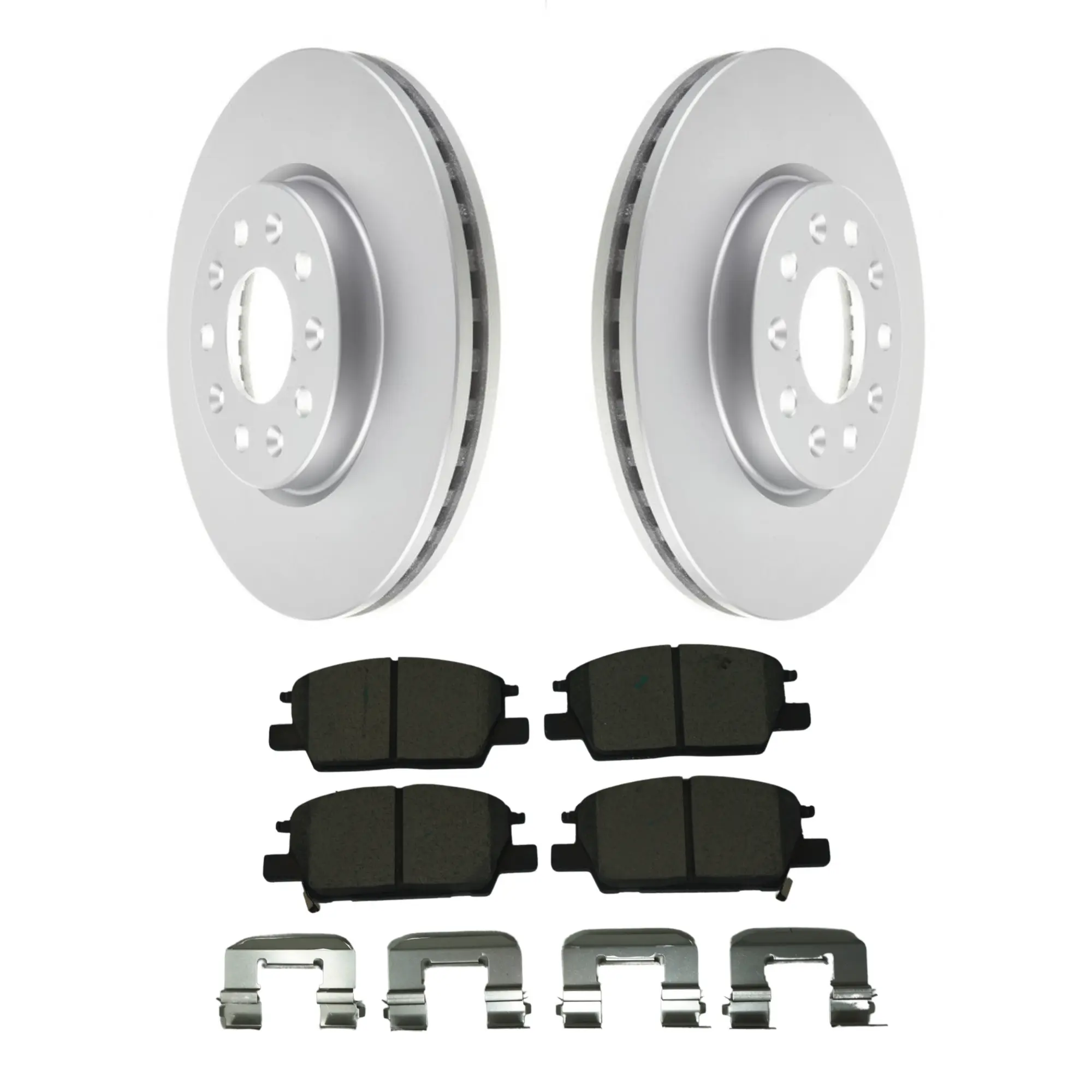 Coated Brake Rotor & Ceramic Pad Kit - image principale du produit