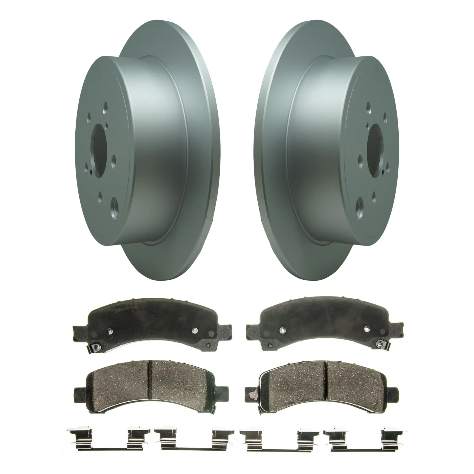 Coated Brake Rotor & Ceramic Pad Kit - image principale du produit