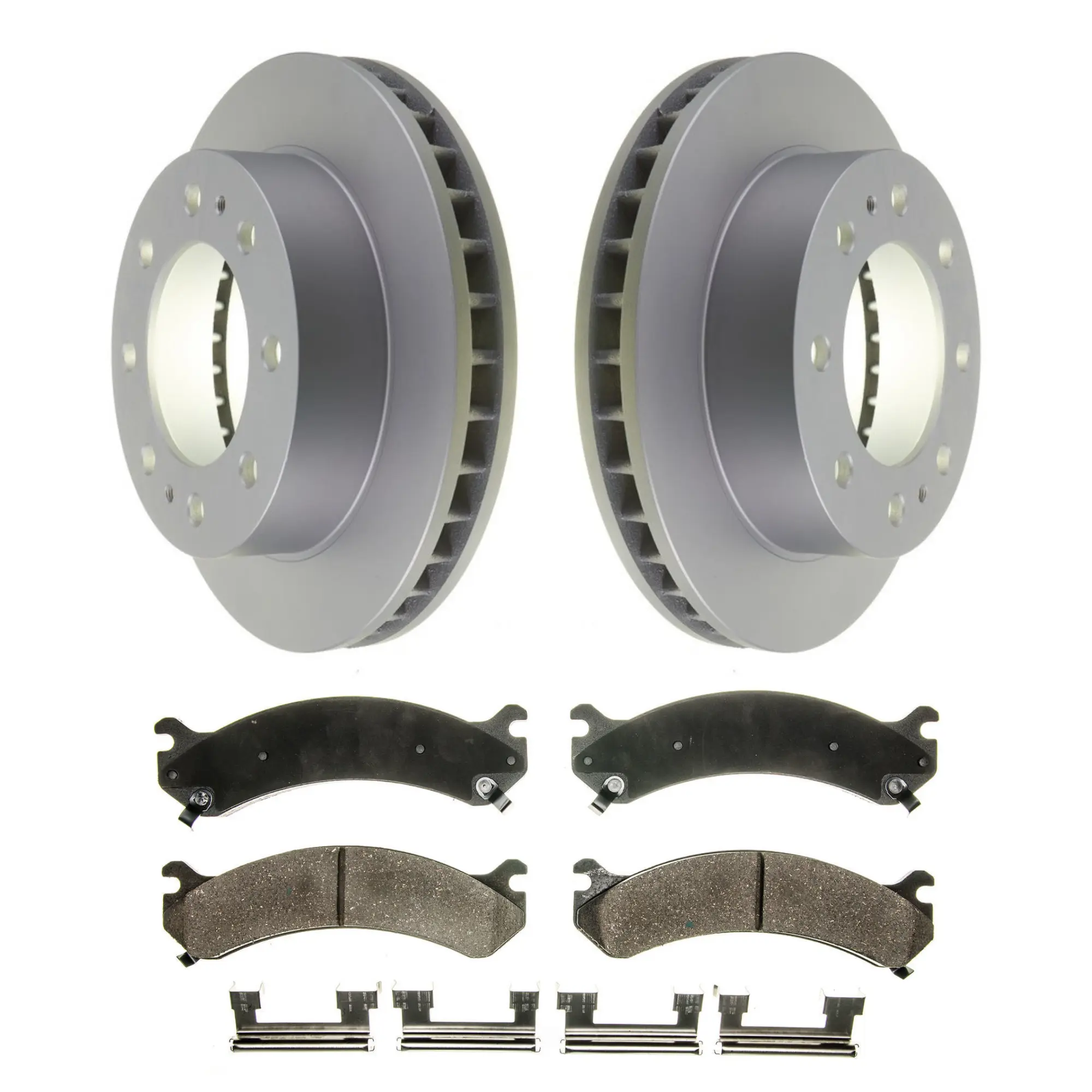 Coated Brake Rotor & Ceramic Pad Kit - image principale du produit