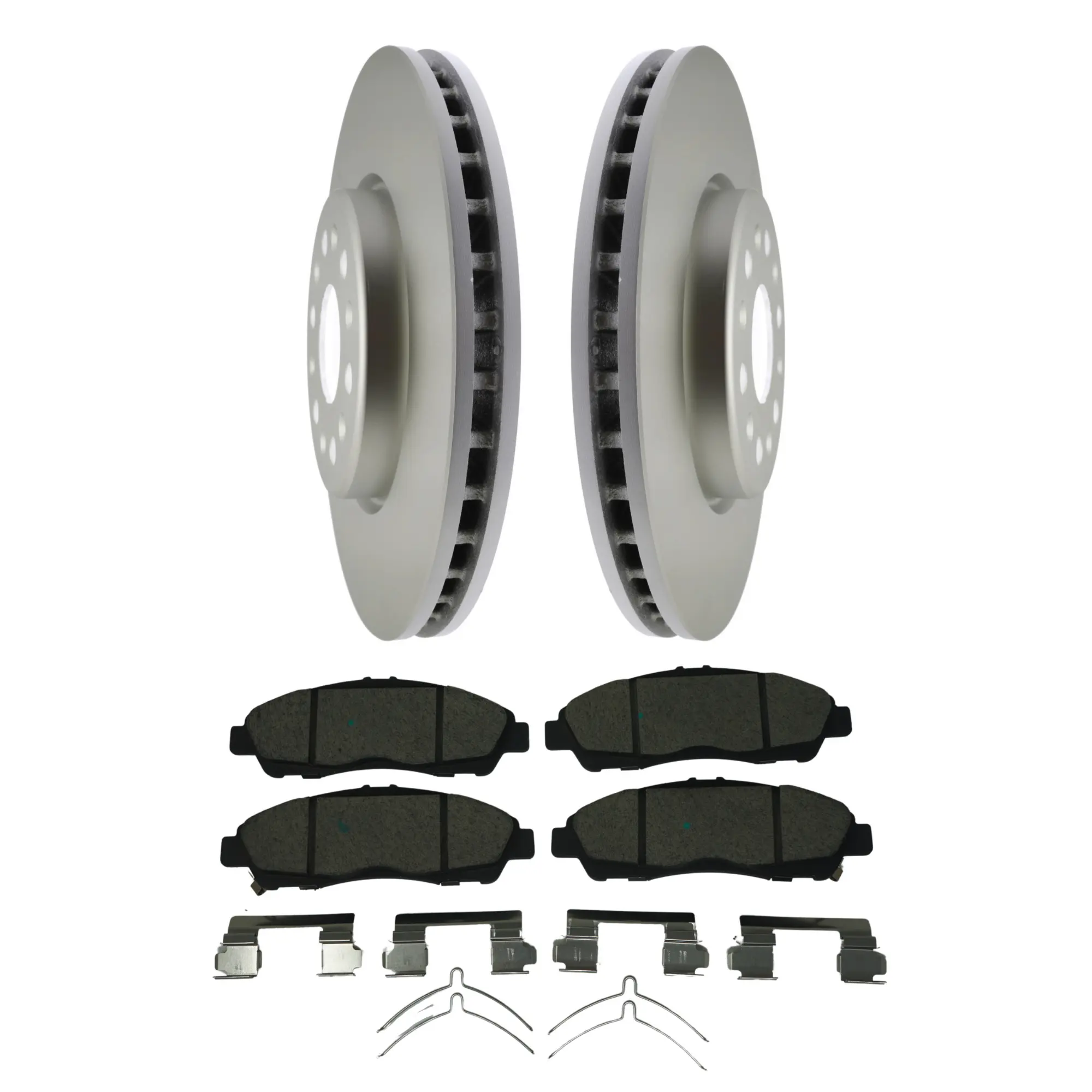 Coated Brake Rotor & Ceramic Pad Kit - image principale du produit