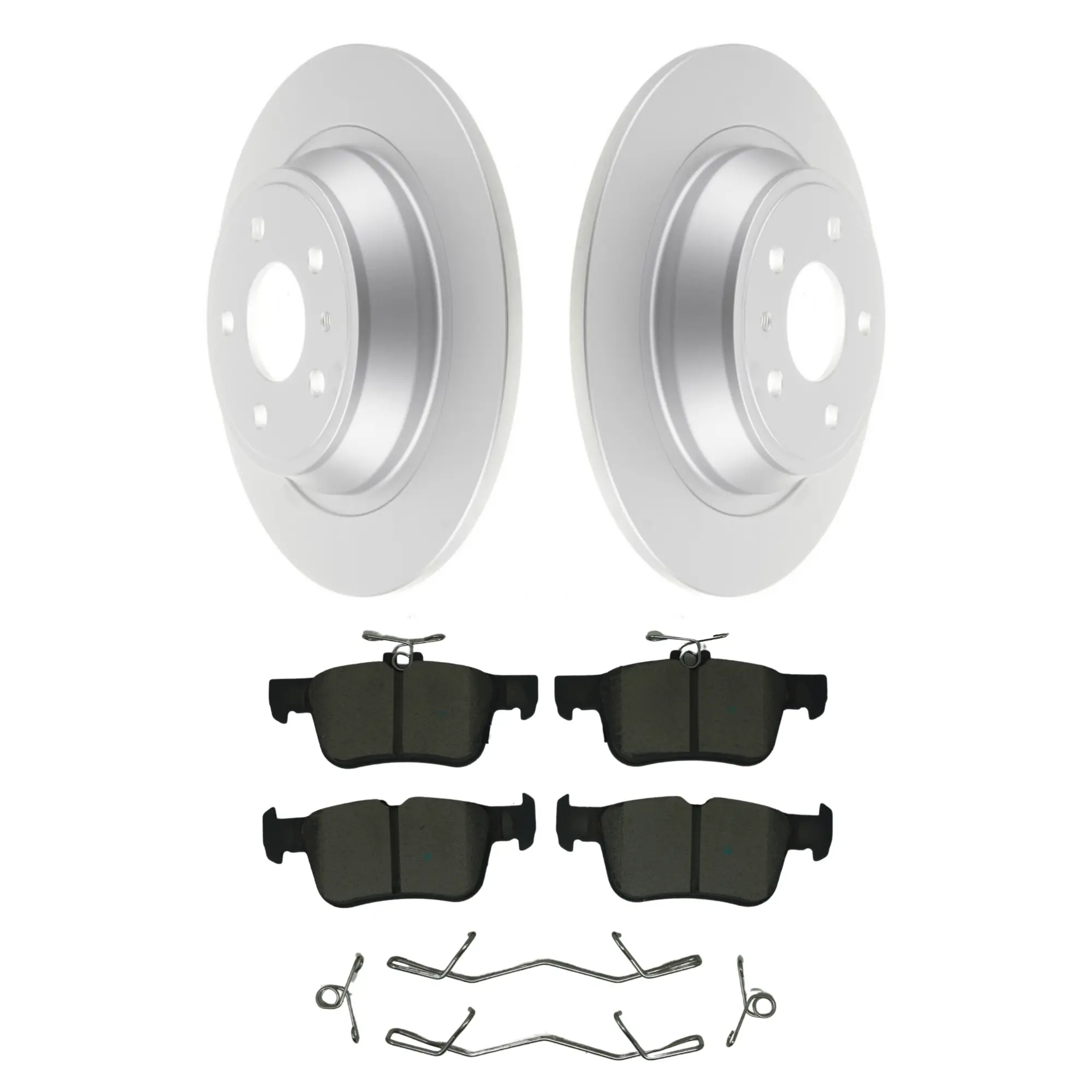 Coated Brake Rotor & Ceramic Pad Kit - image principale du produit