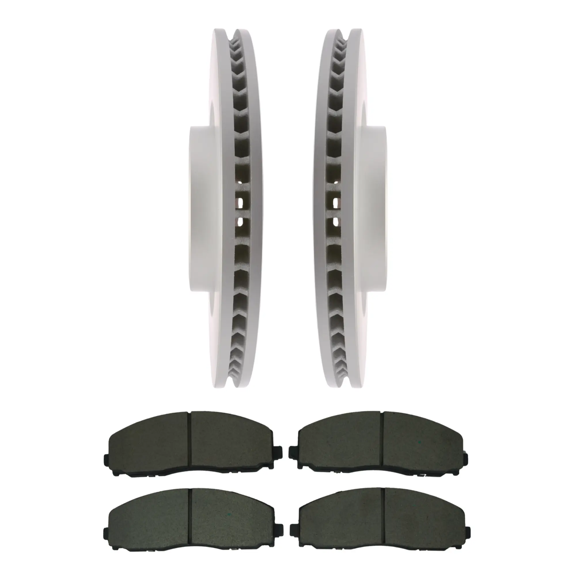 Coated Brake Rotor & Ceramic Pad Kit - image principale du produit