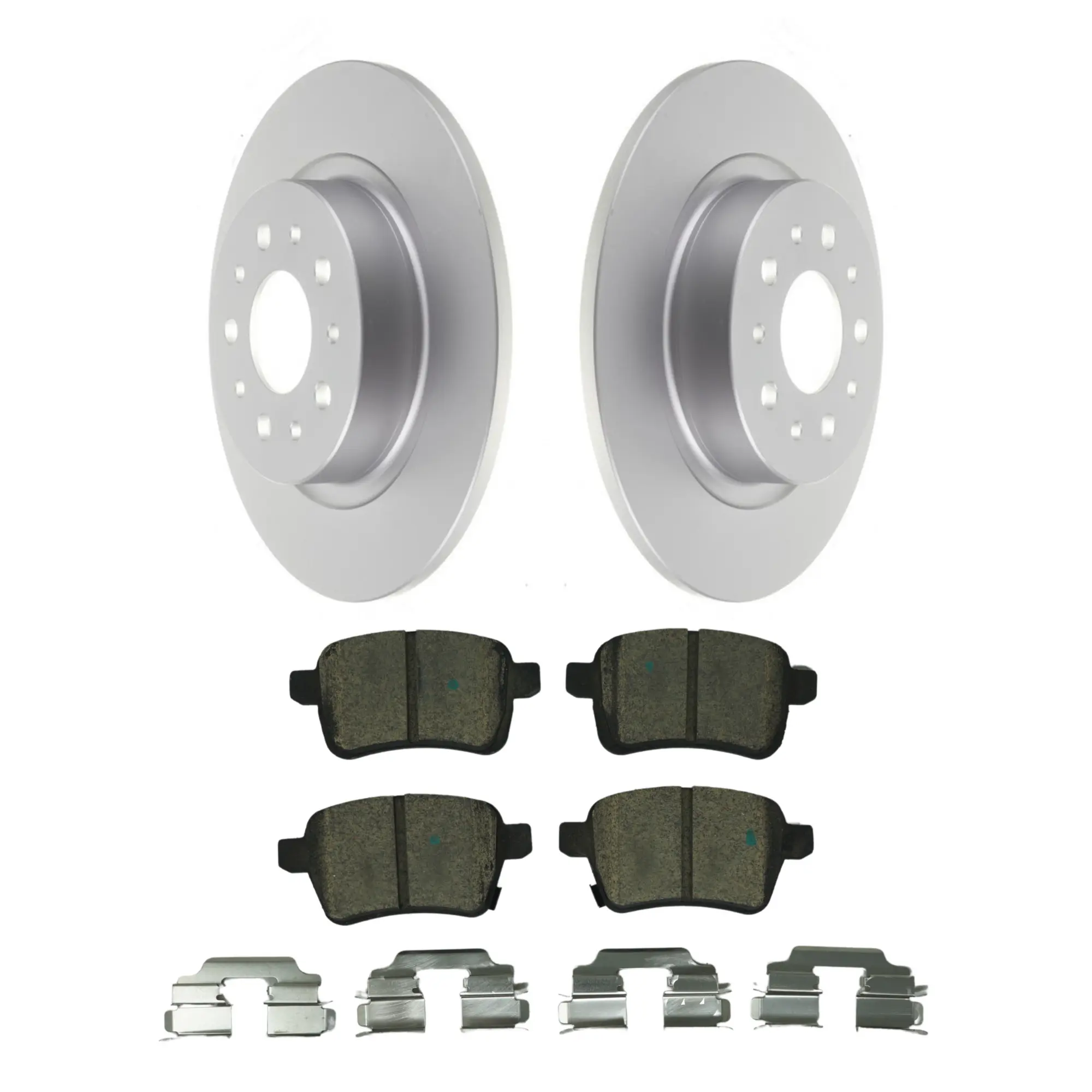 Coated Brake Rotor & Ceramic Pad Kit - image principale du produit