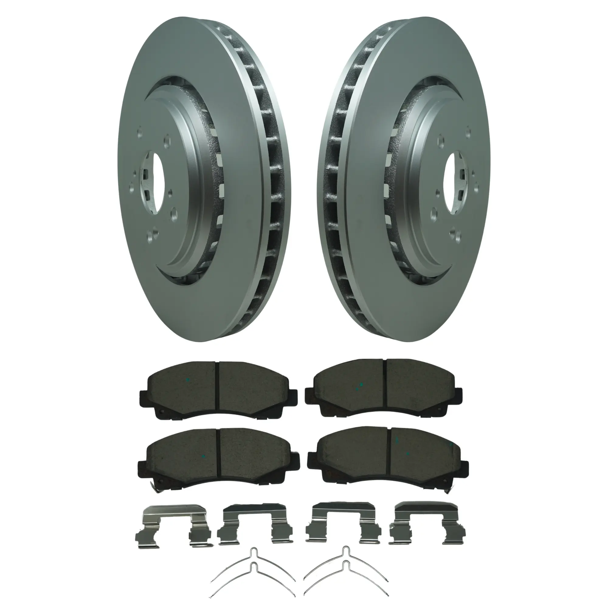 Coated Brake Rotor & Ceramic Pad Kit - image principale du produit