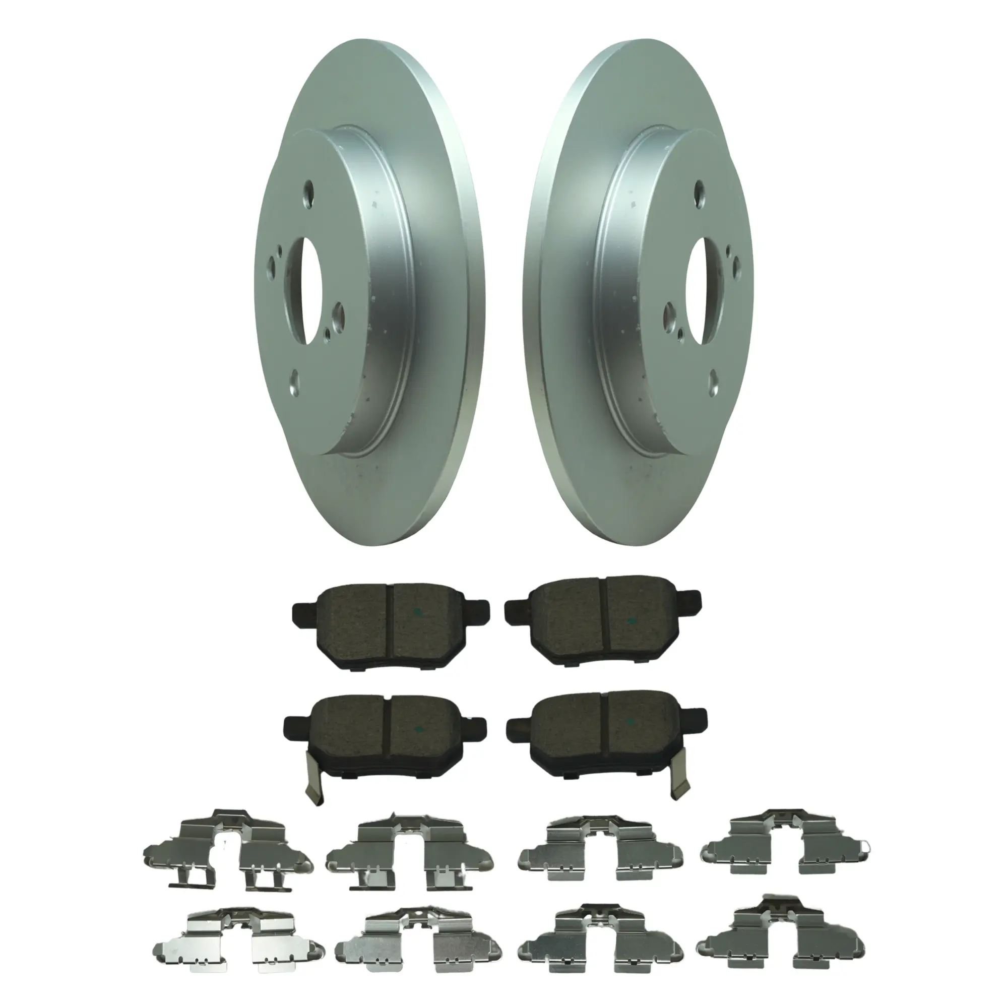 Coated Brake Rotor & Ceramic Pad Kit - image principale du produit