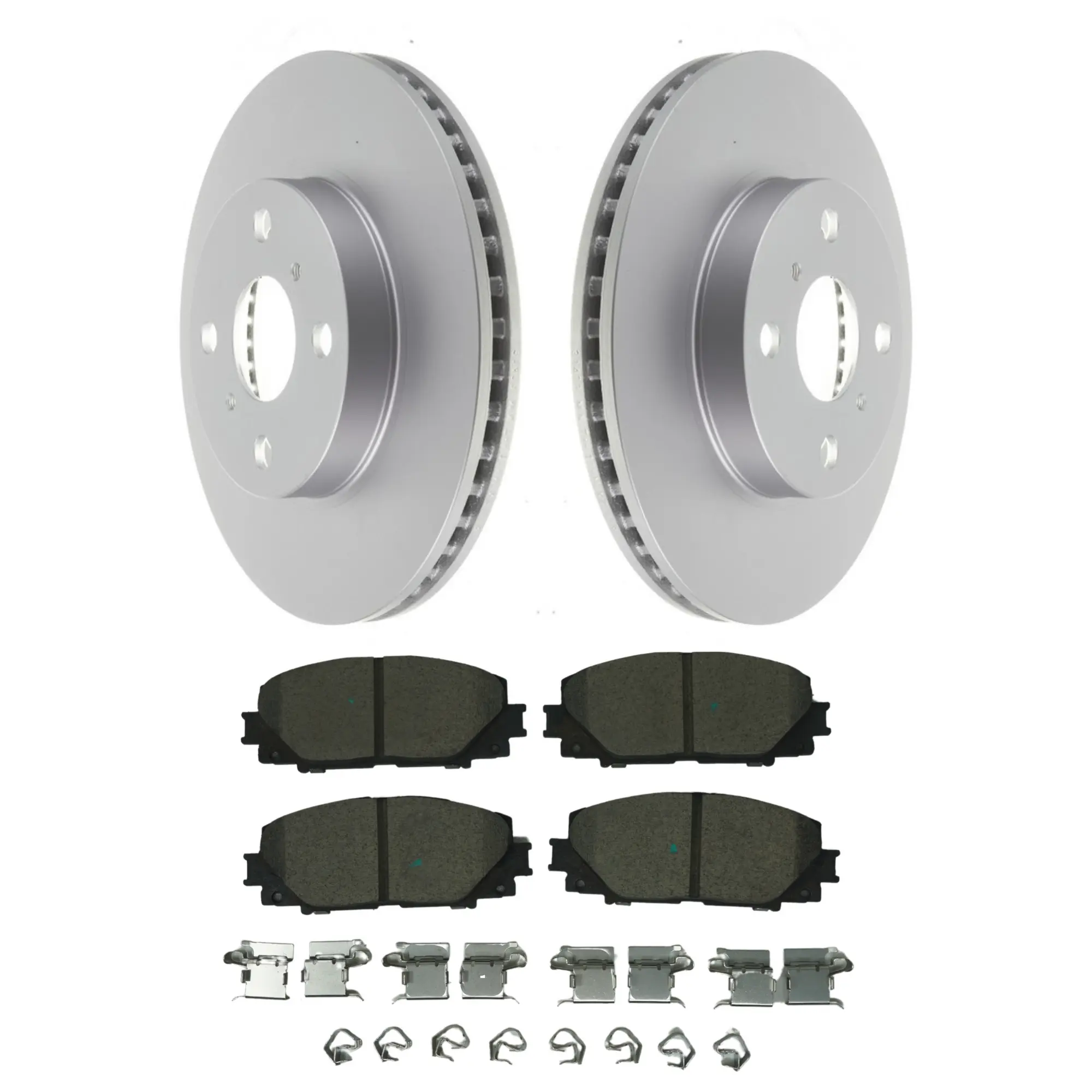 Coated Brake Rotor & Ceramic Pad Kit - image principale du produit