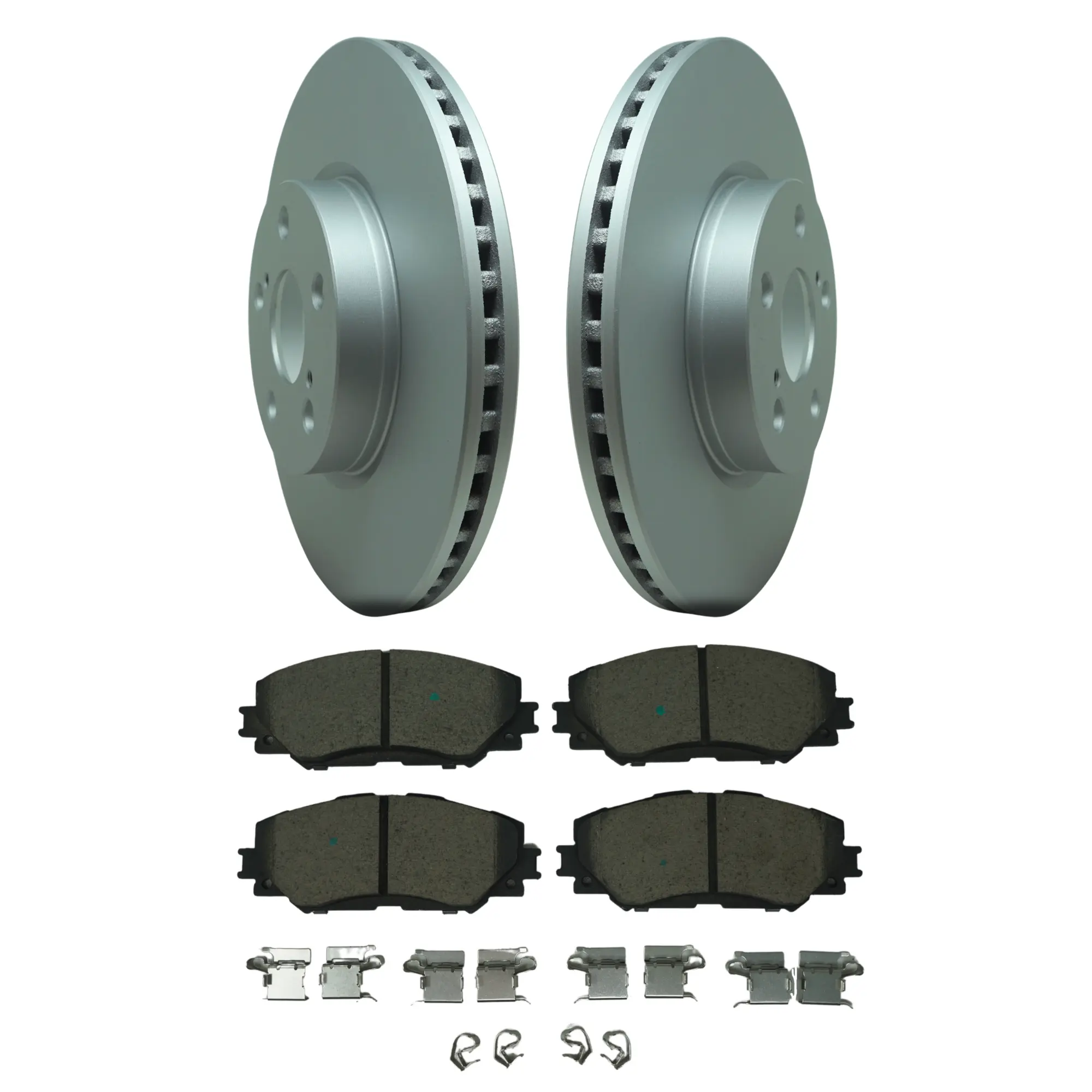 Coated Brake Rotor & Ceramic Pad Kit - image principale du produit