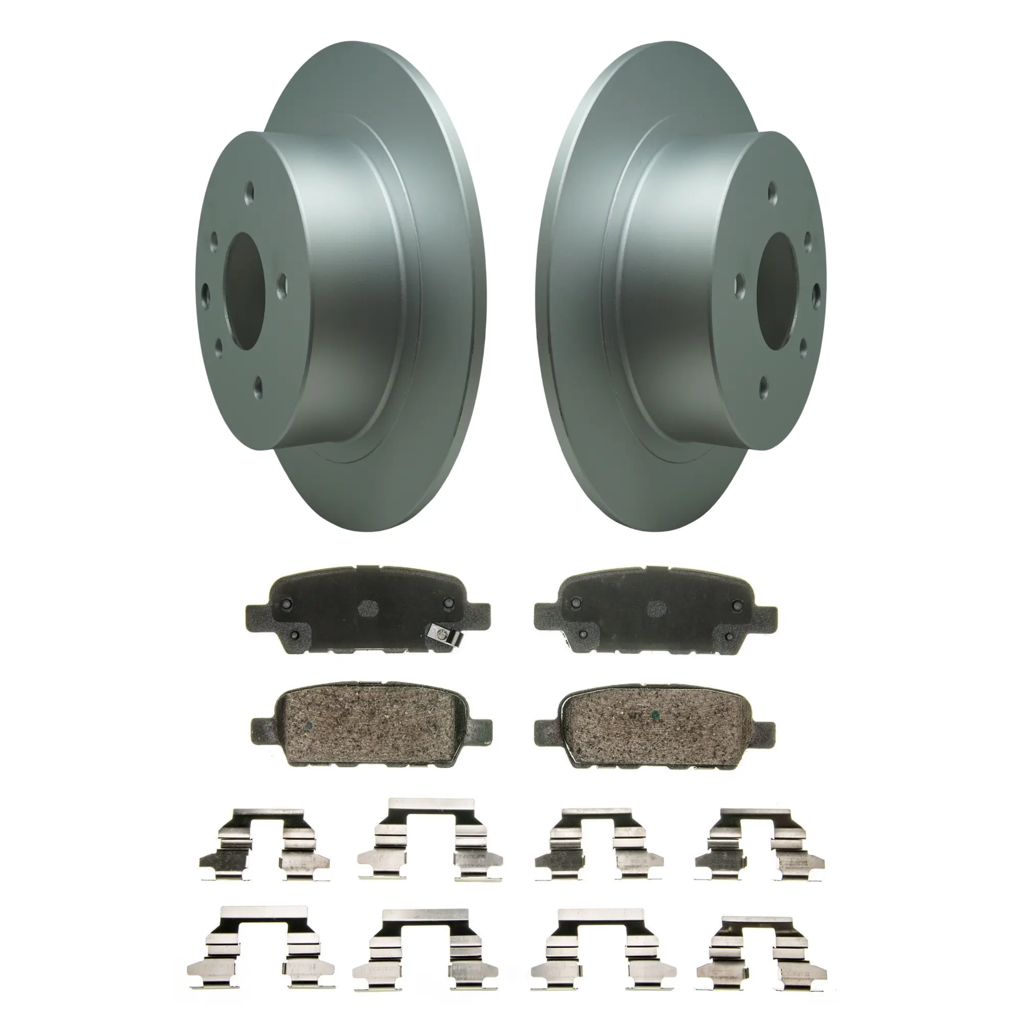 Coated Brake Rotor & Ceramic Pad Kit - image principale du produit