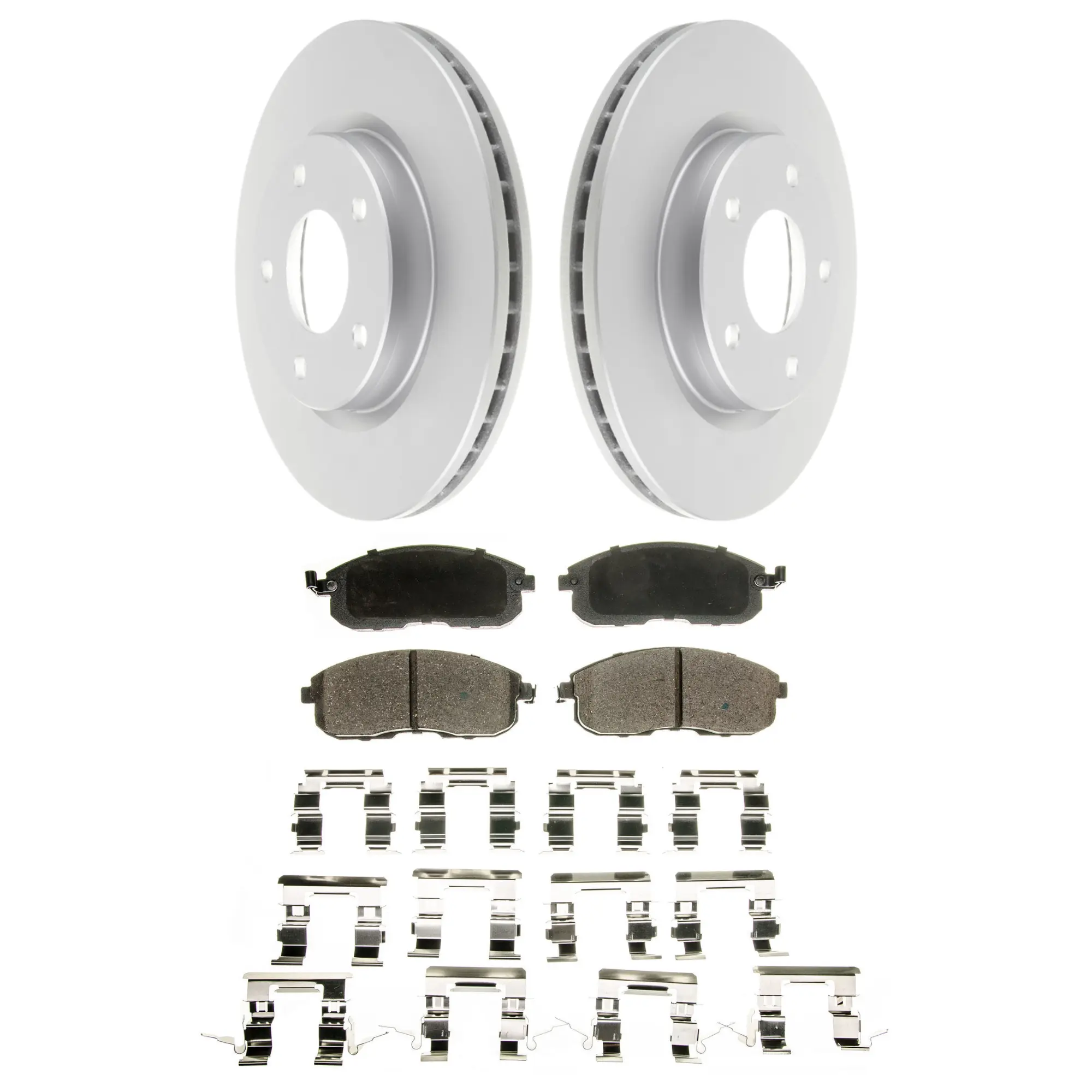 Coated Brake Rotor & Ceramic Pad Kit - image principale du produit