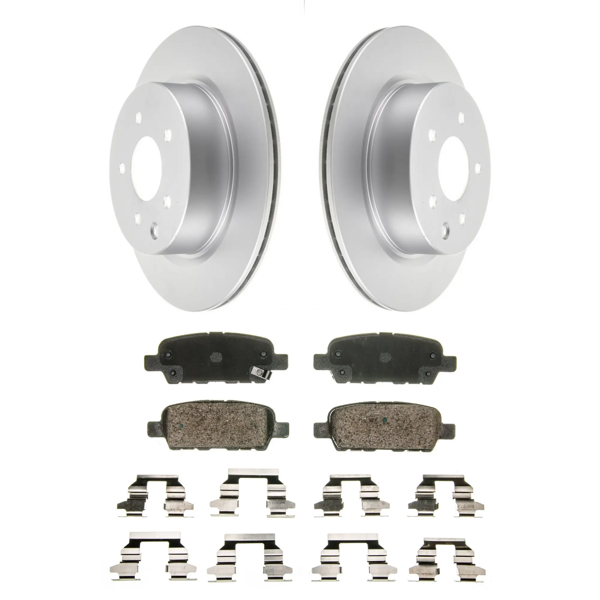 Coated Brake Rotor & Ceramic Pad Kit - image principale du produit