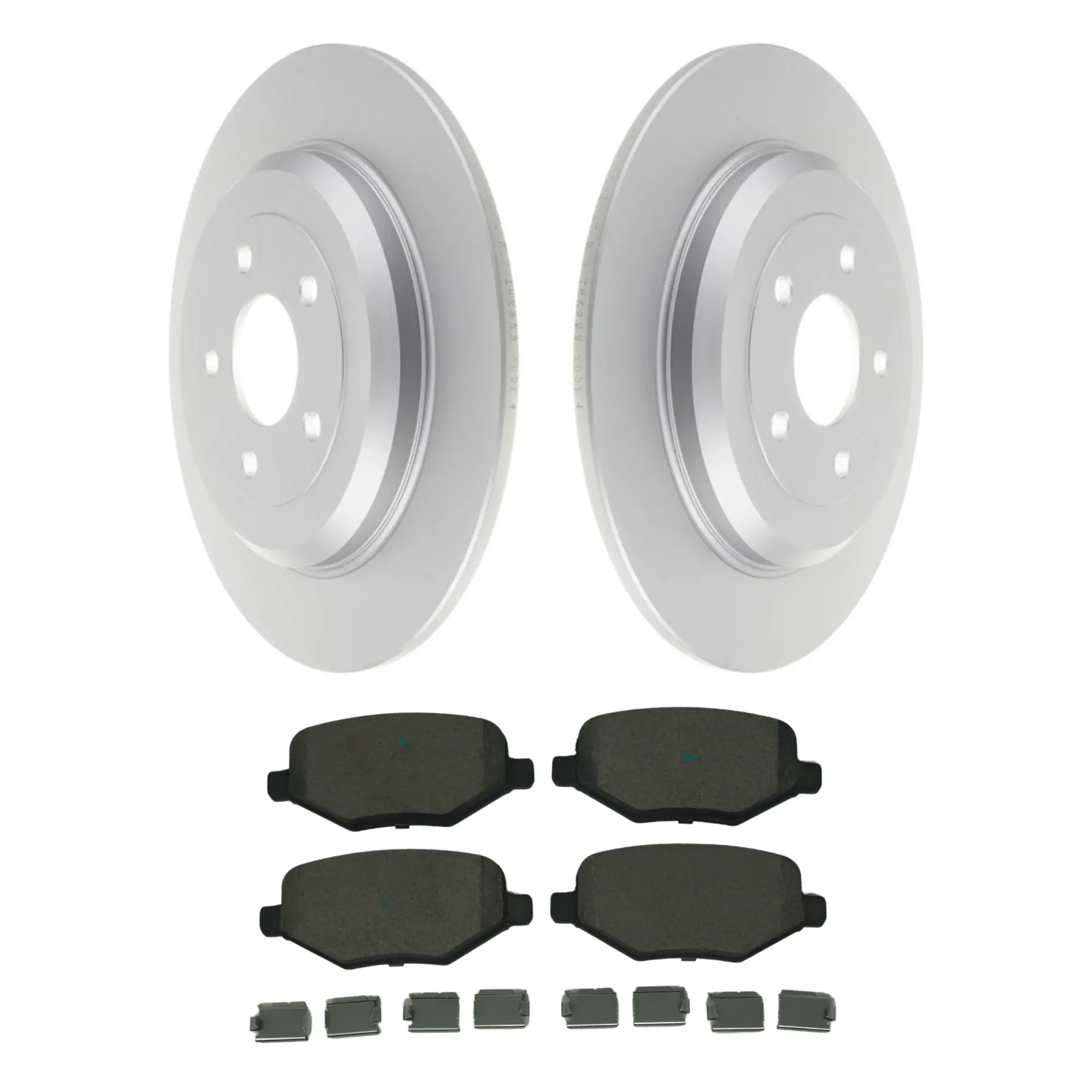 Coated Brake Rotor & Ceramic Pad Kit - image principale du produit
