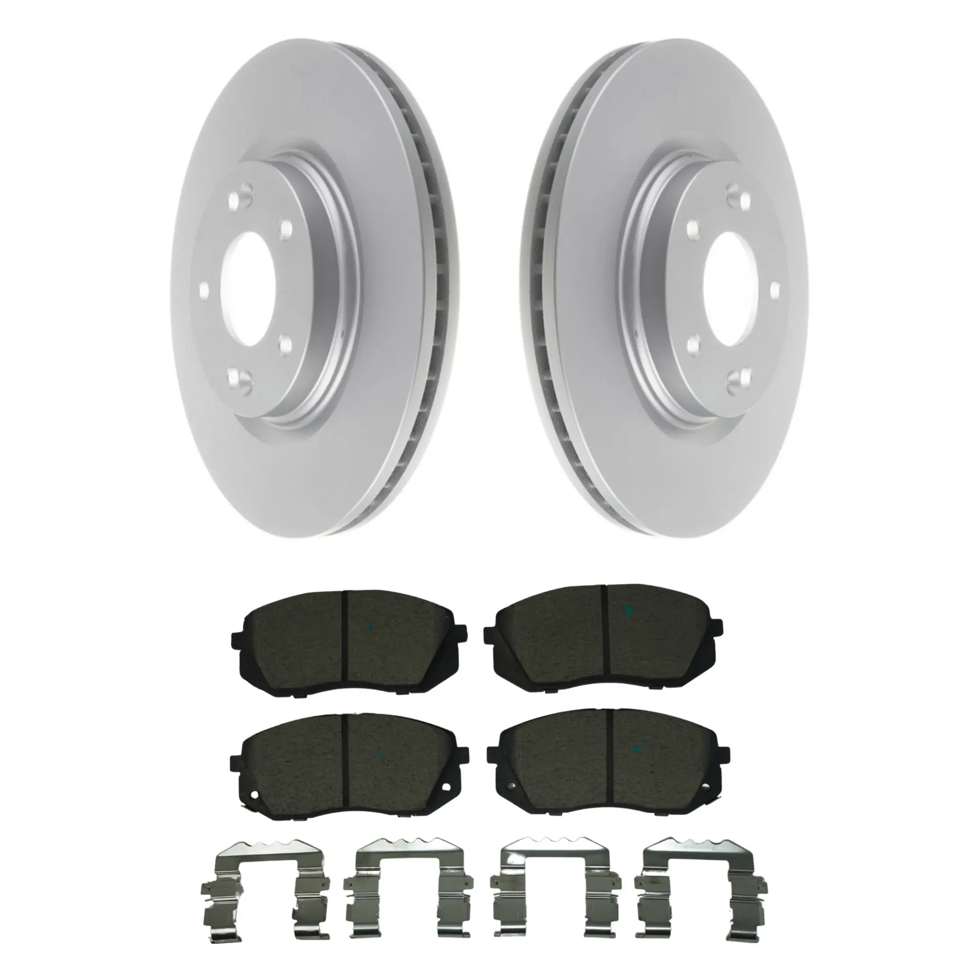 Coated Brake Rotor & Ceramic Pad Kit - image principale du produit