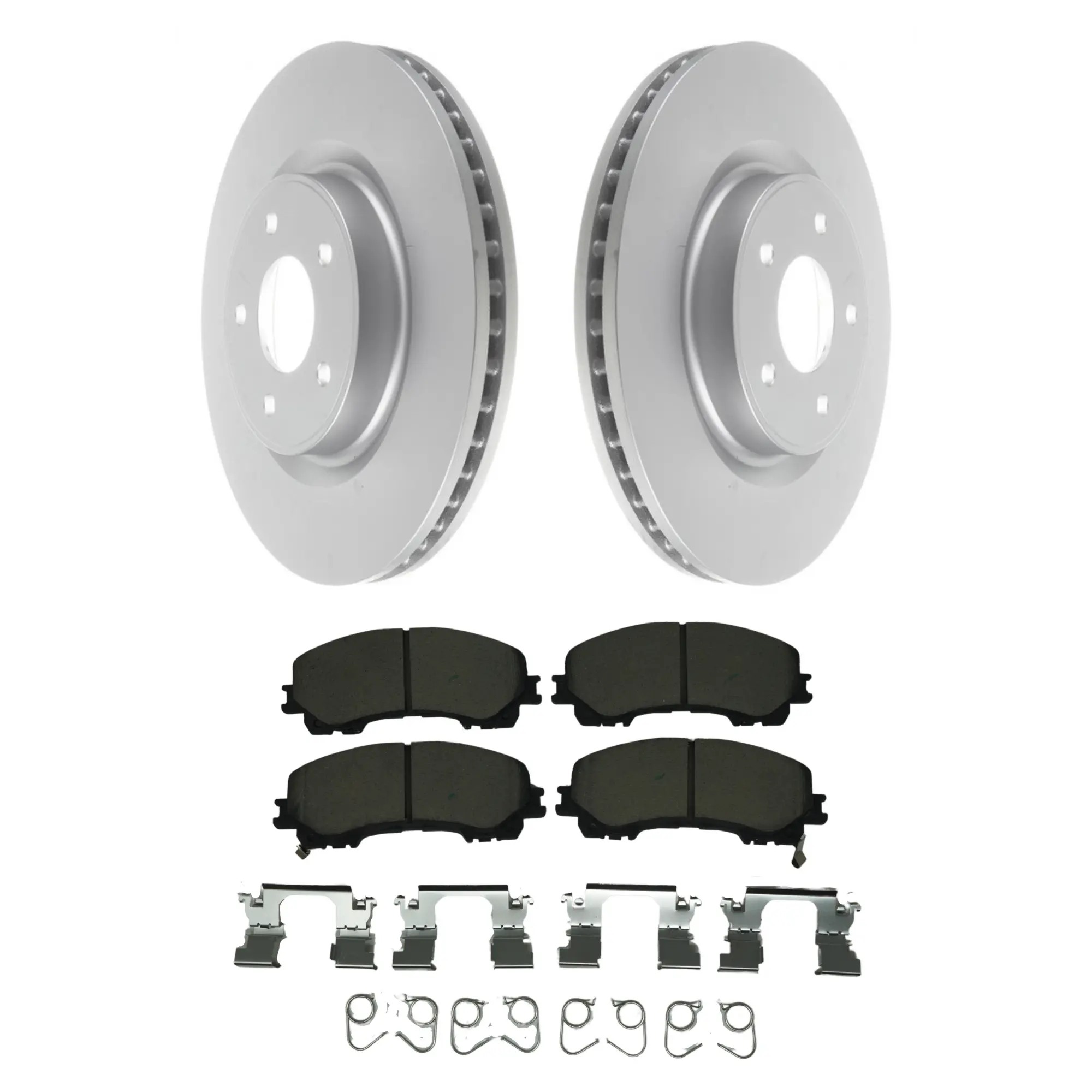 Coated Brake Rotor & Ceramic Pad Kit - image principale du produit