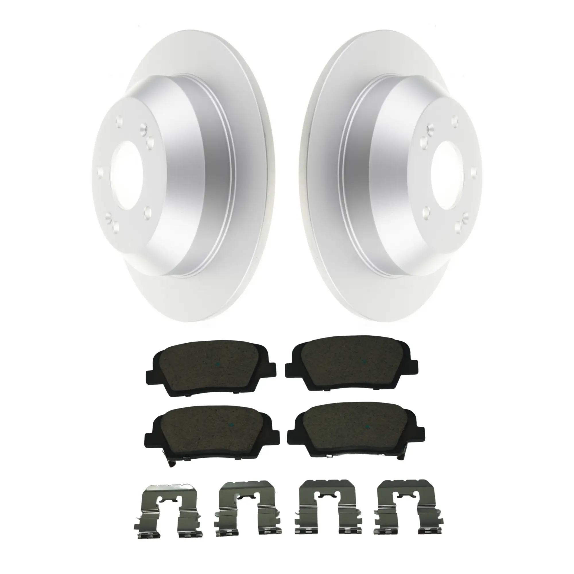 Coated Brake Rotor & Ceramic Pad Kit - image principale du produit