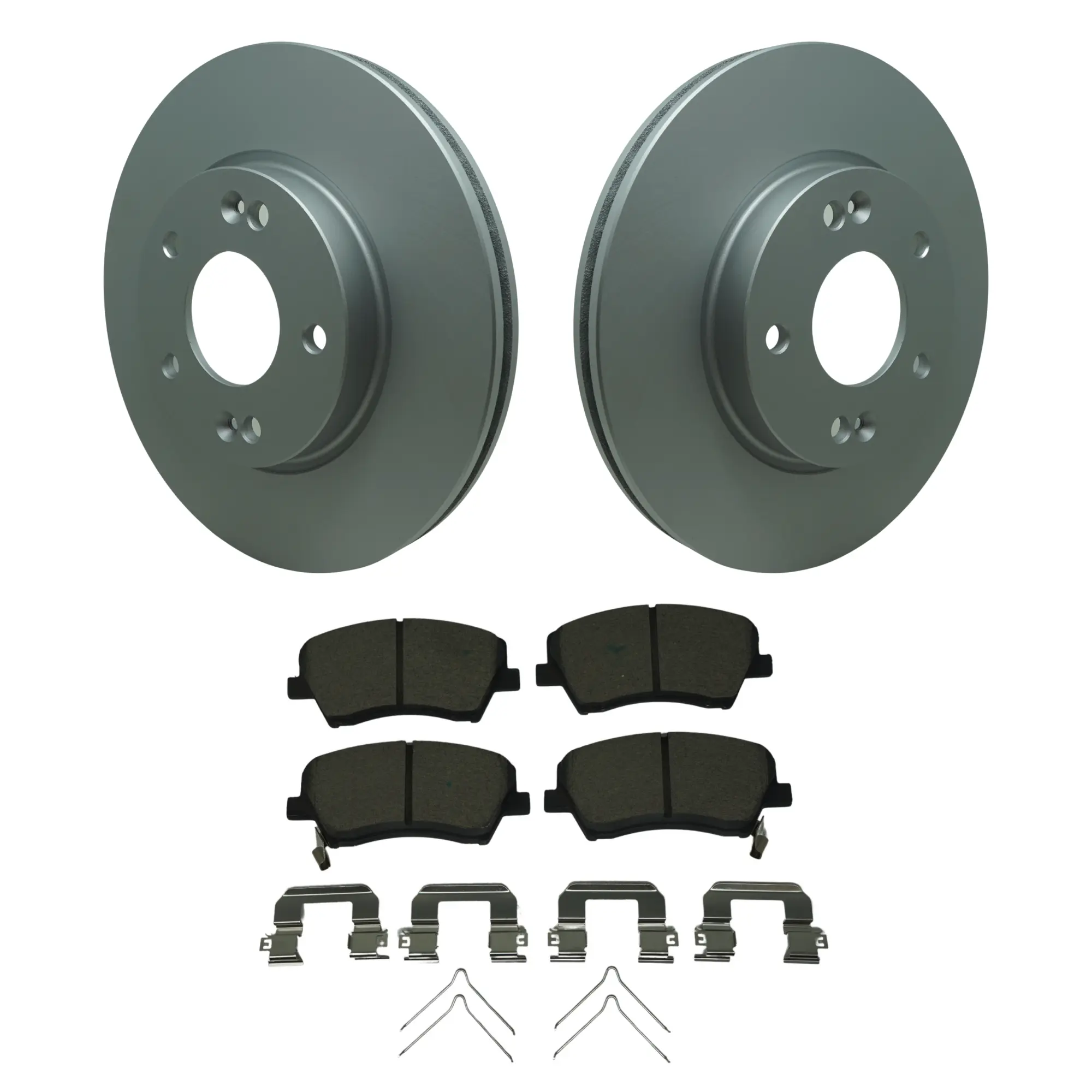 Coated Brake Rotor & Ceramic Pad Kit - image principale du produit
