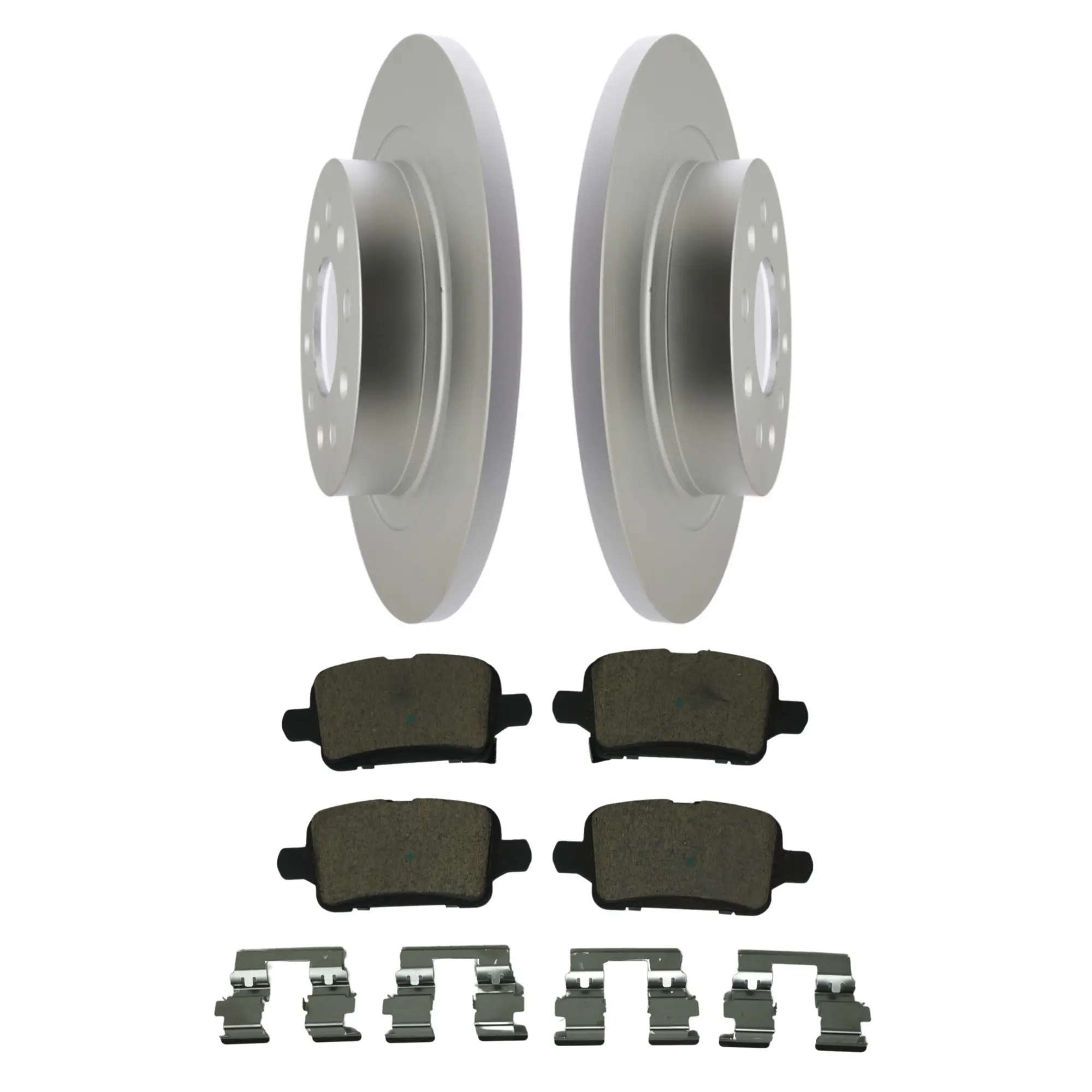 Coated Brake Rotor & Ceramic Pad Kit - image principale du produit