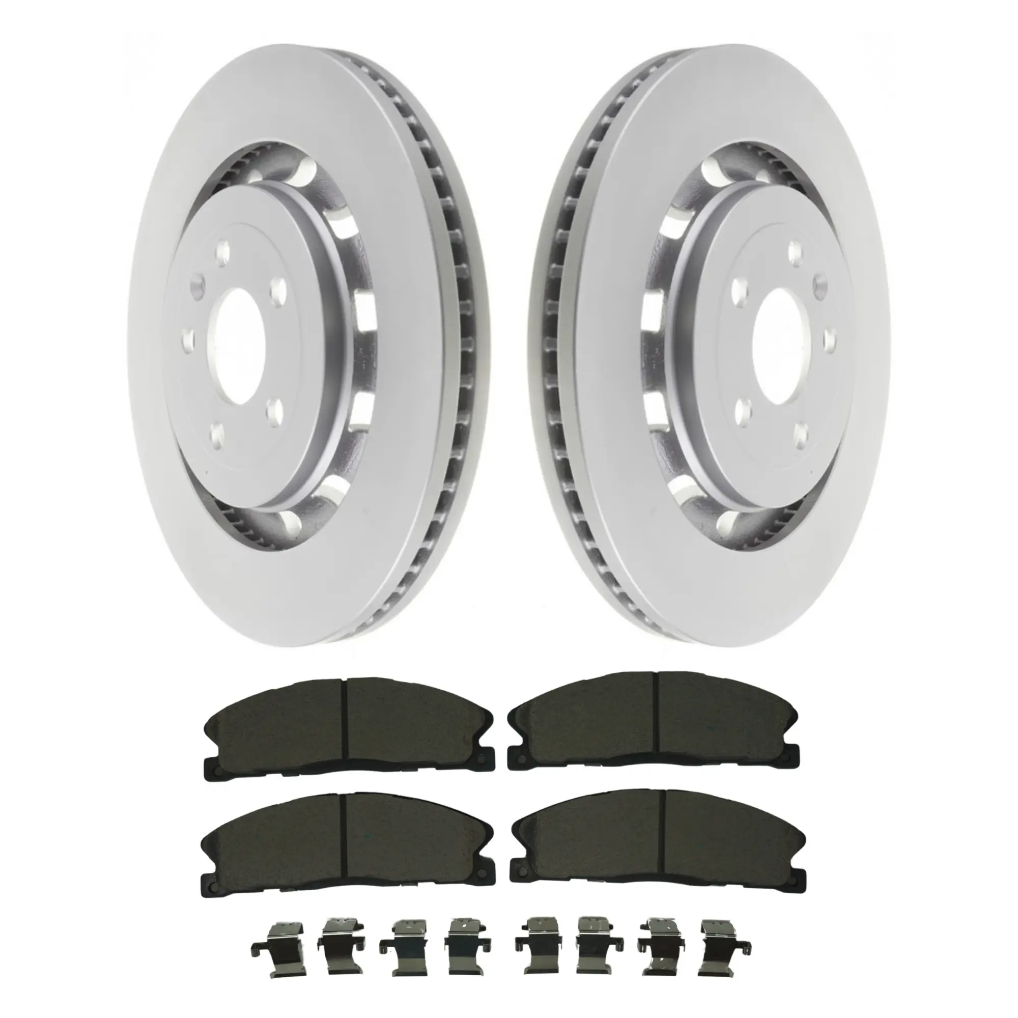 Coated Brake Rotor & Ceramic Pad Kit - image principale du produit