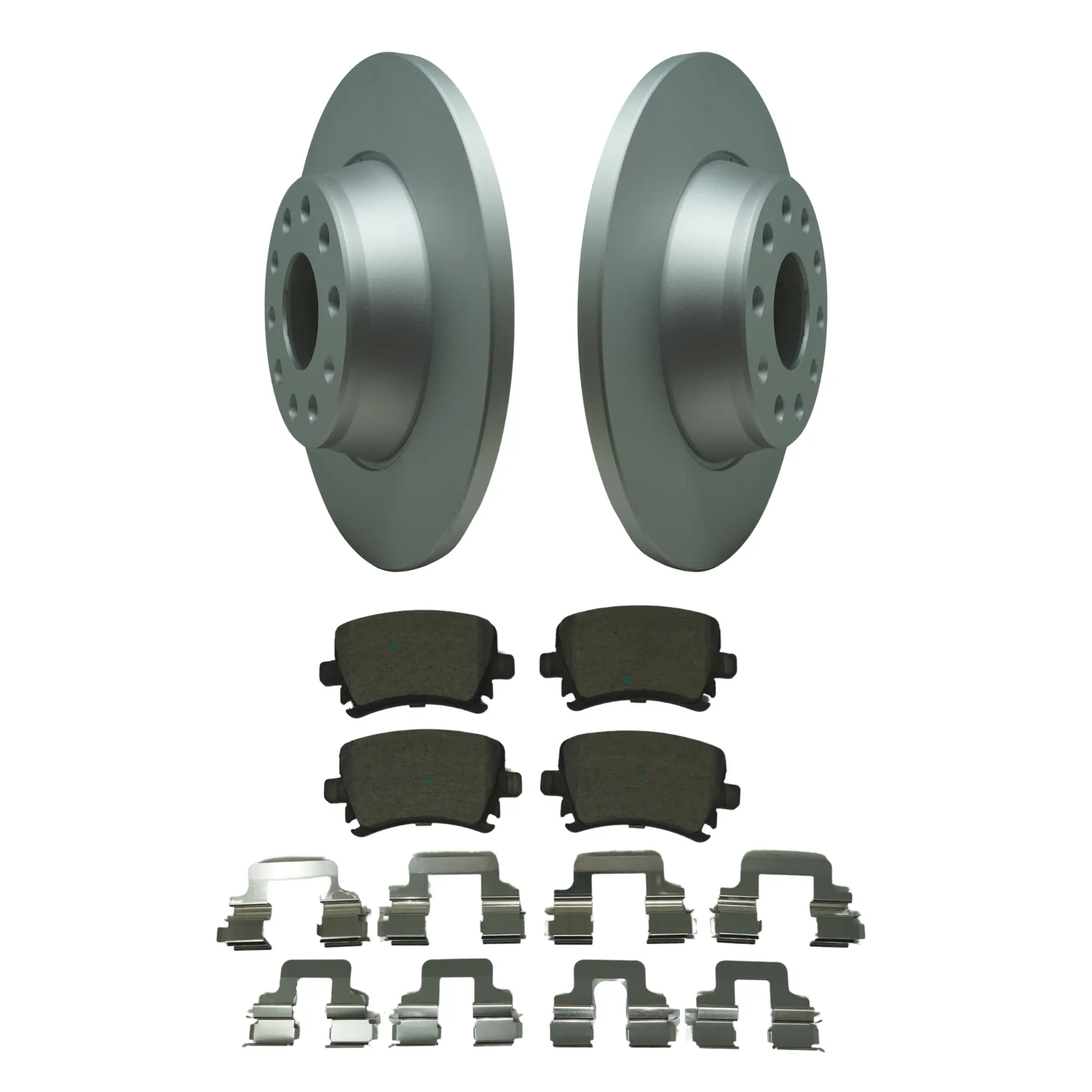Coated Brake Rotor & Ceramic Pad Kit - image principale du produit