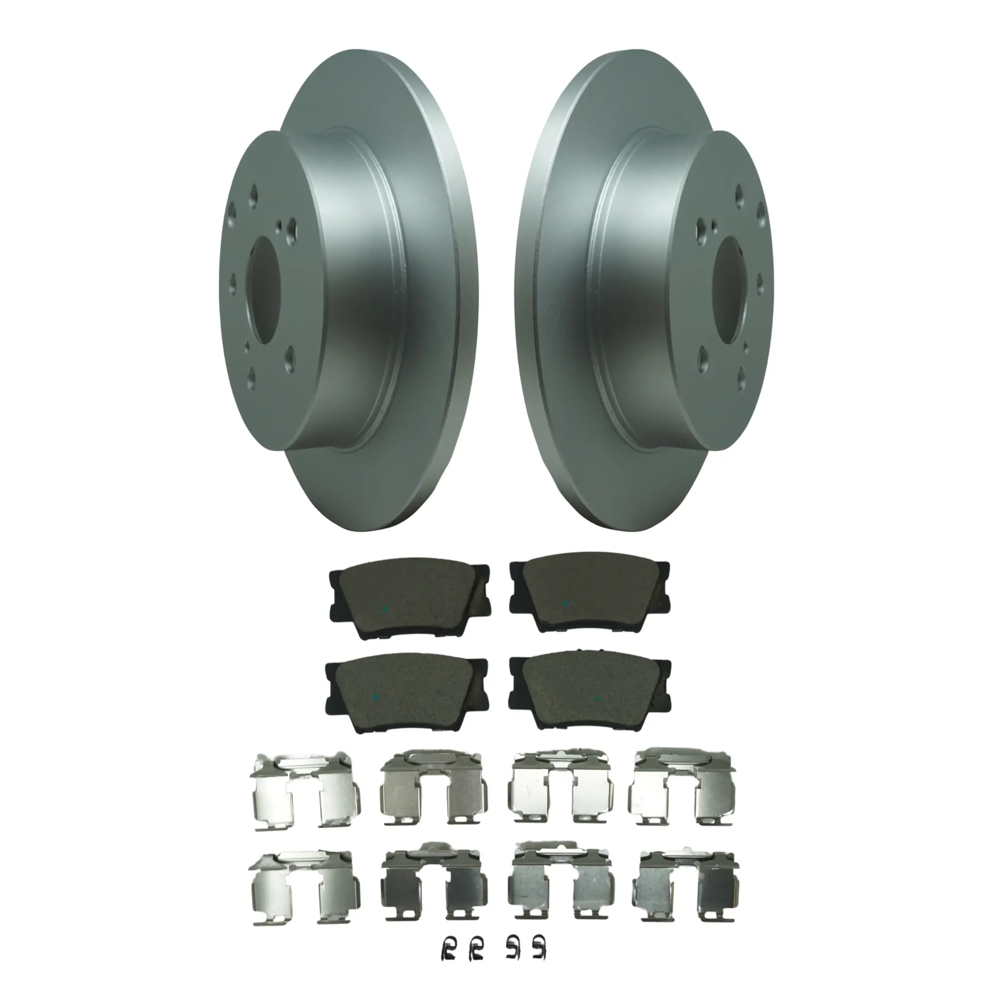 Coated Brake Rotor & Ceramic Pad Kit - image principale du produit