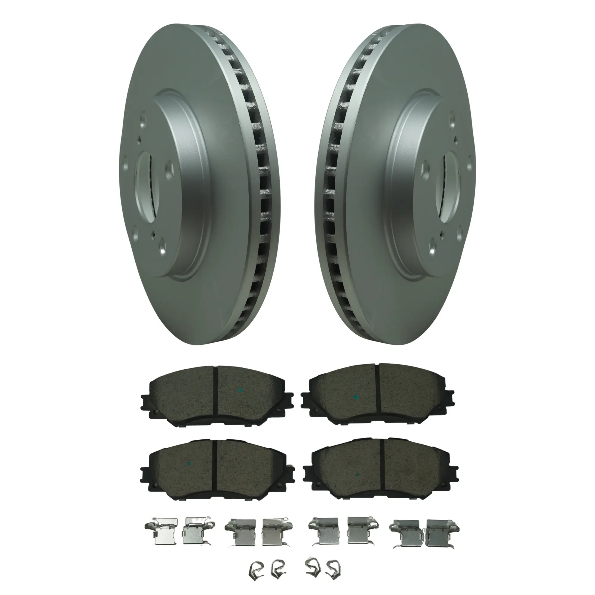 Coated Brake Rotor & Ceramic Pad Kit - image principale du produit