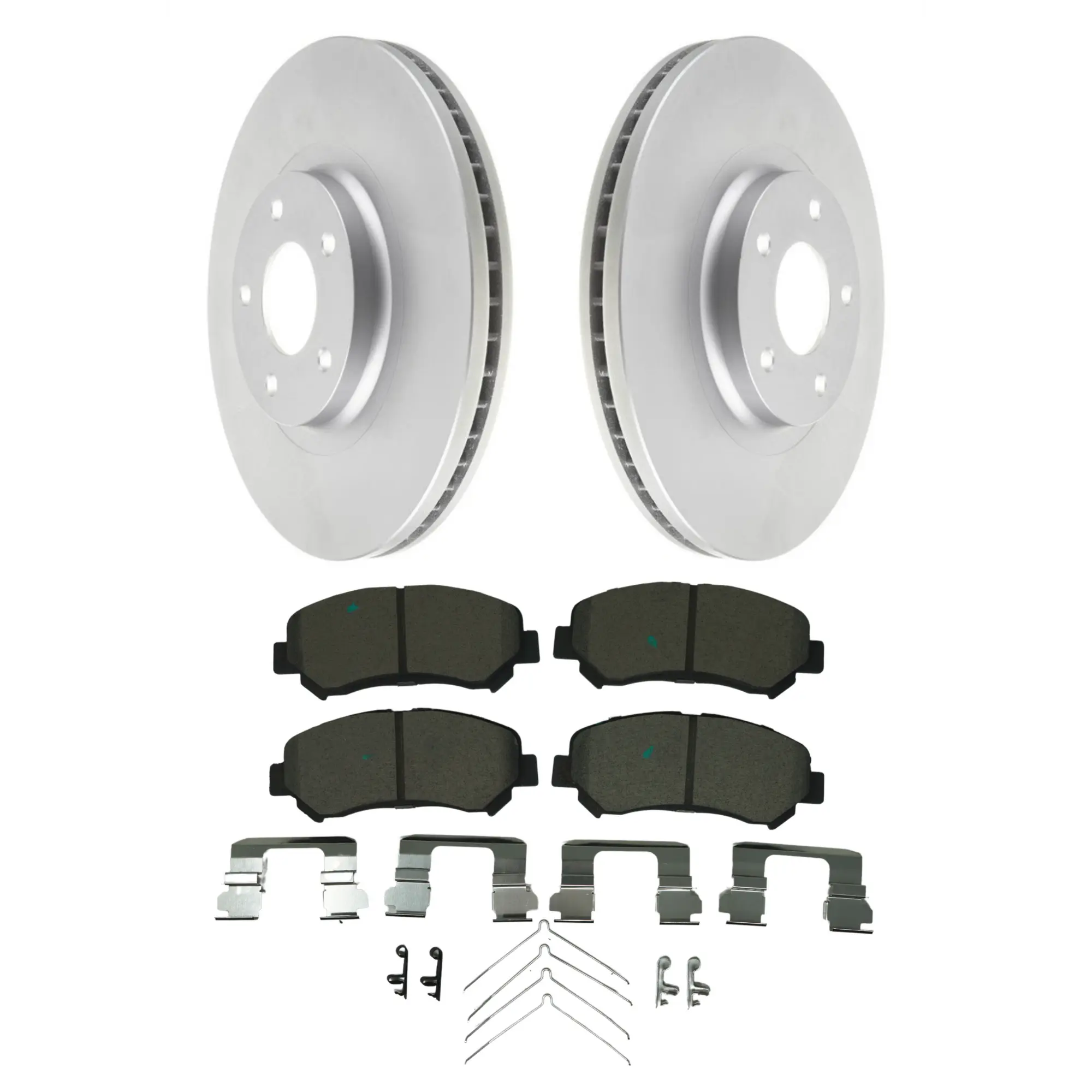 Coated Brake Rotor & Ceramic Pad Kit - image principale du produit