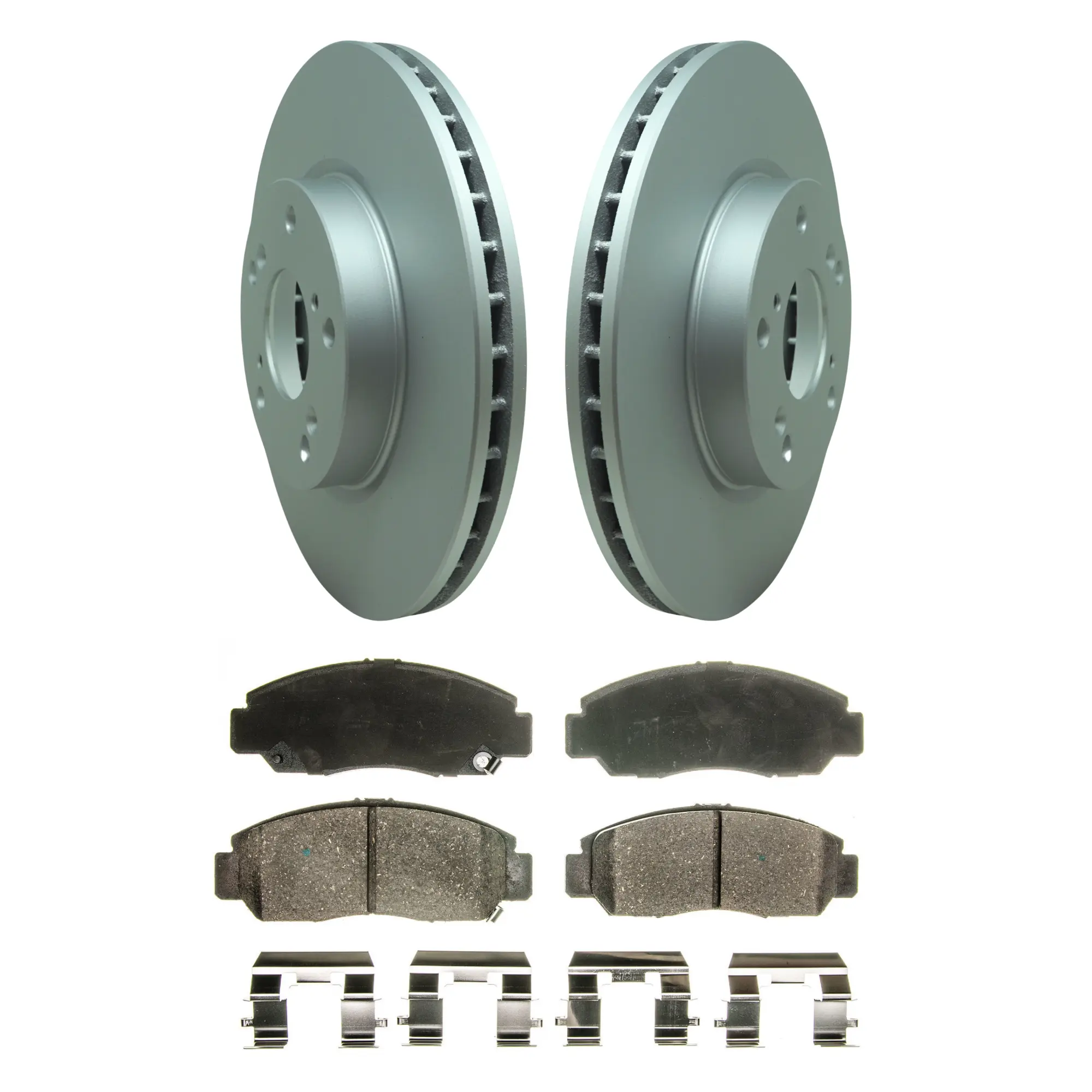 Coated Brake Rotor & Ceramic Pad Kit - image principale du produit
