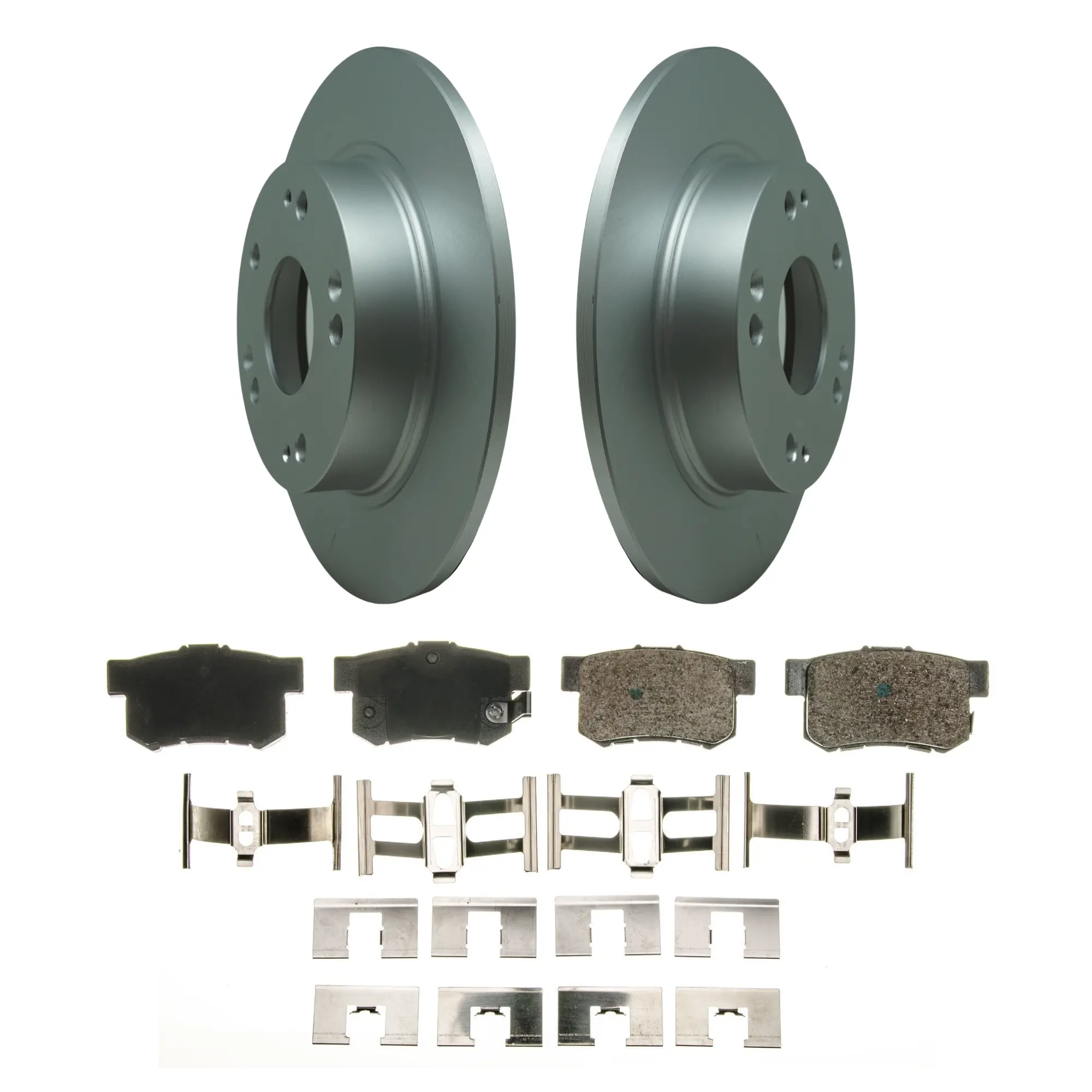Coated Brake Rotor & Ceramic Pad Kit - image principale du produit