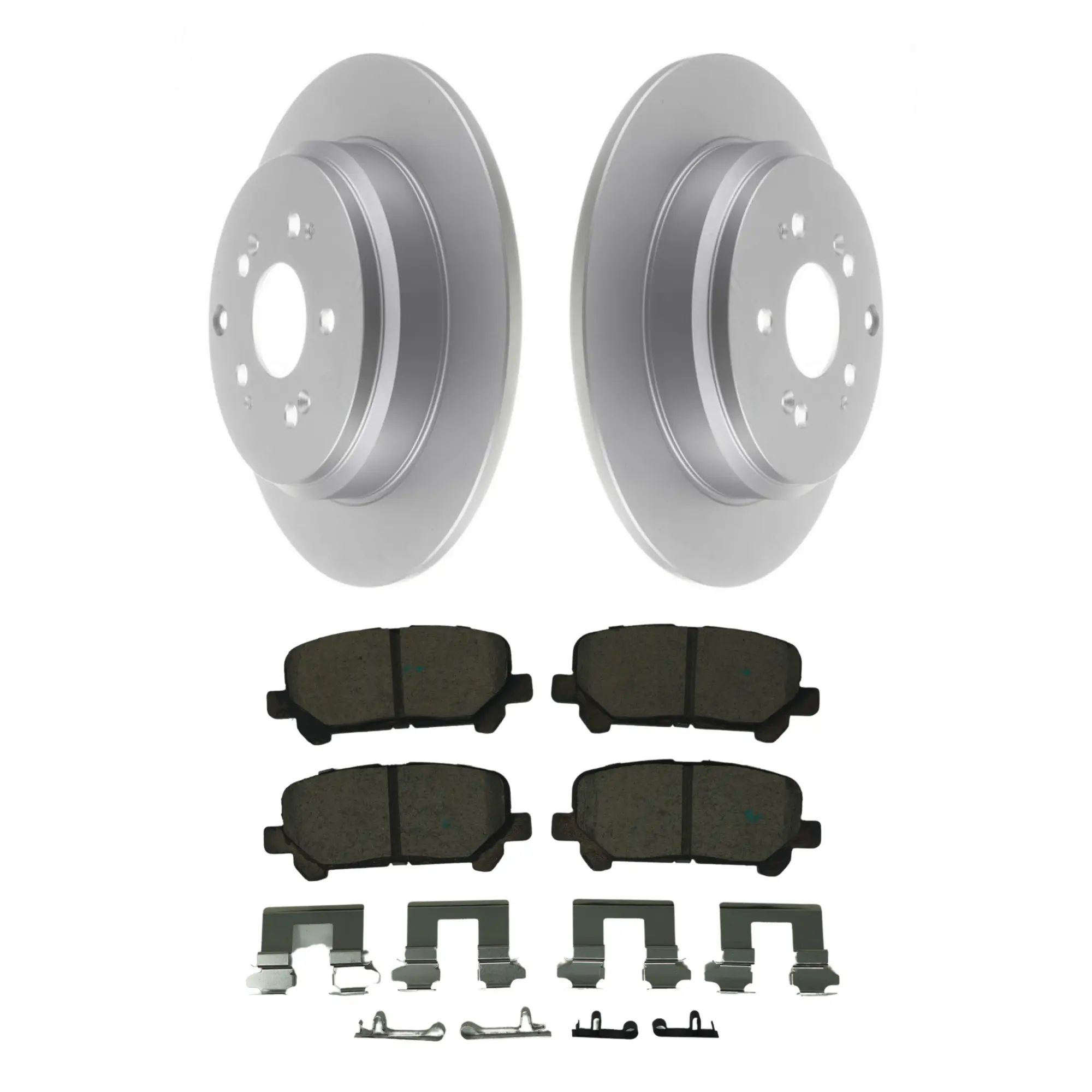 Coated Brake Rotor & Ceramic Pad Kit - image principale du produit