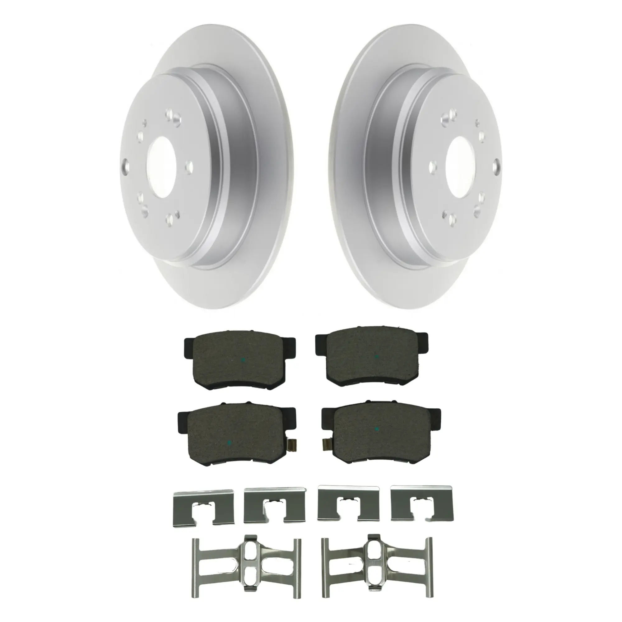 Coated Brake Rotor & Ceramic Pad Kit - image principale du produit