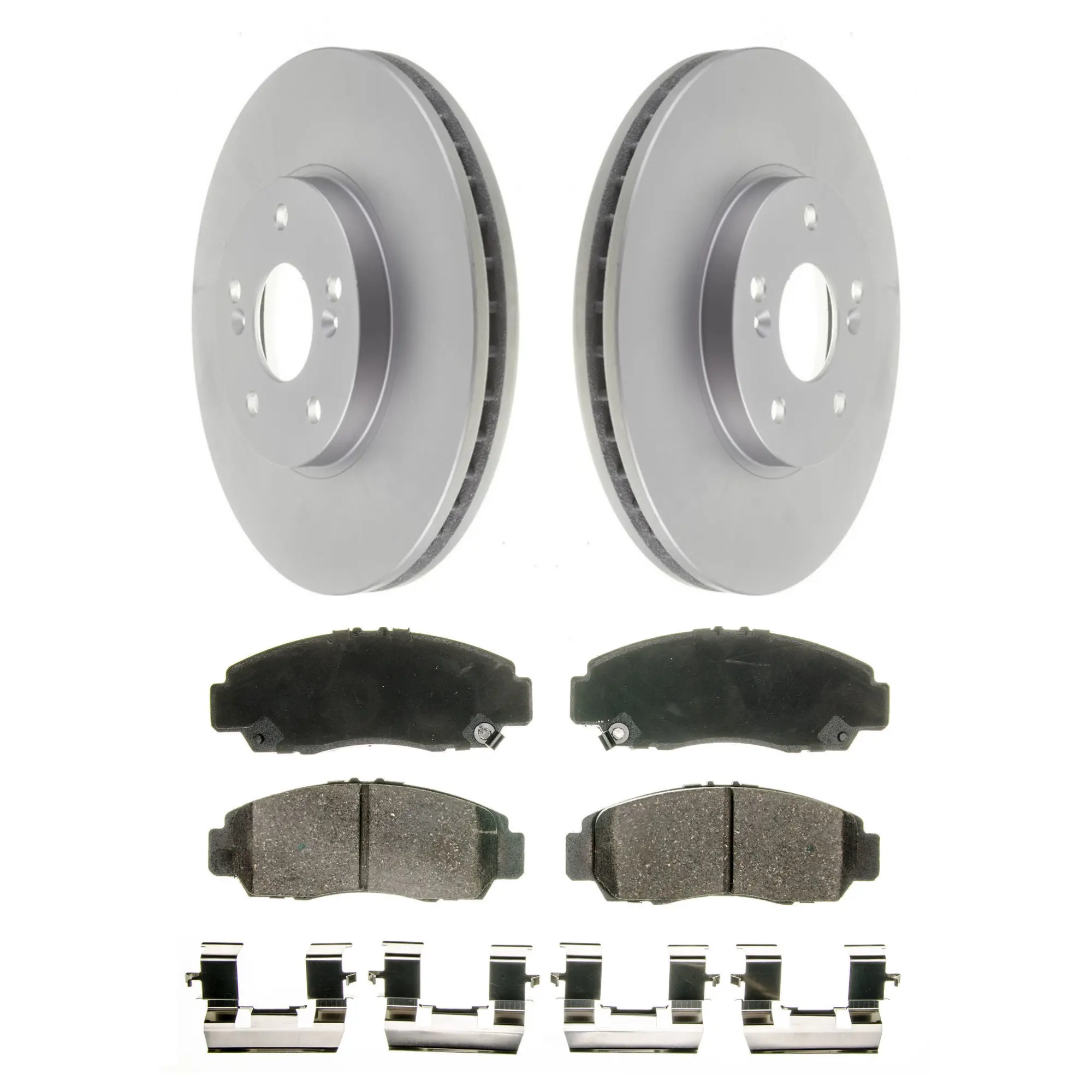 Coated Brake Rotor & Ceramic Pad Kit - image principale du produit