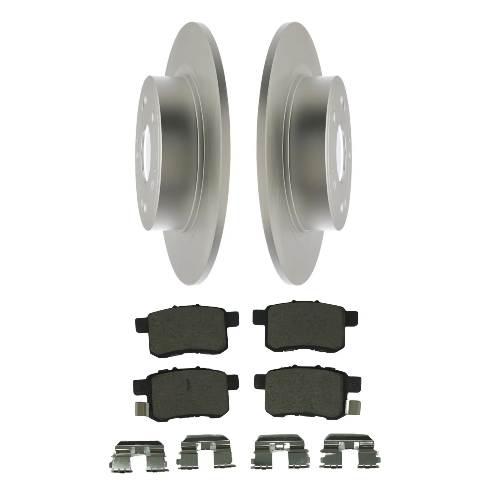 Coated Brake Rotor & Ceramic Pad Kit - image principale du produit