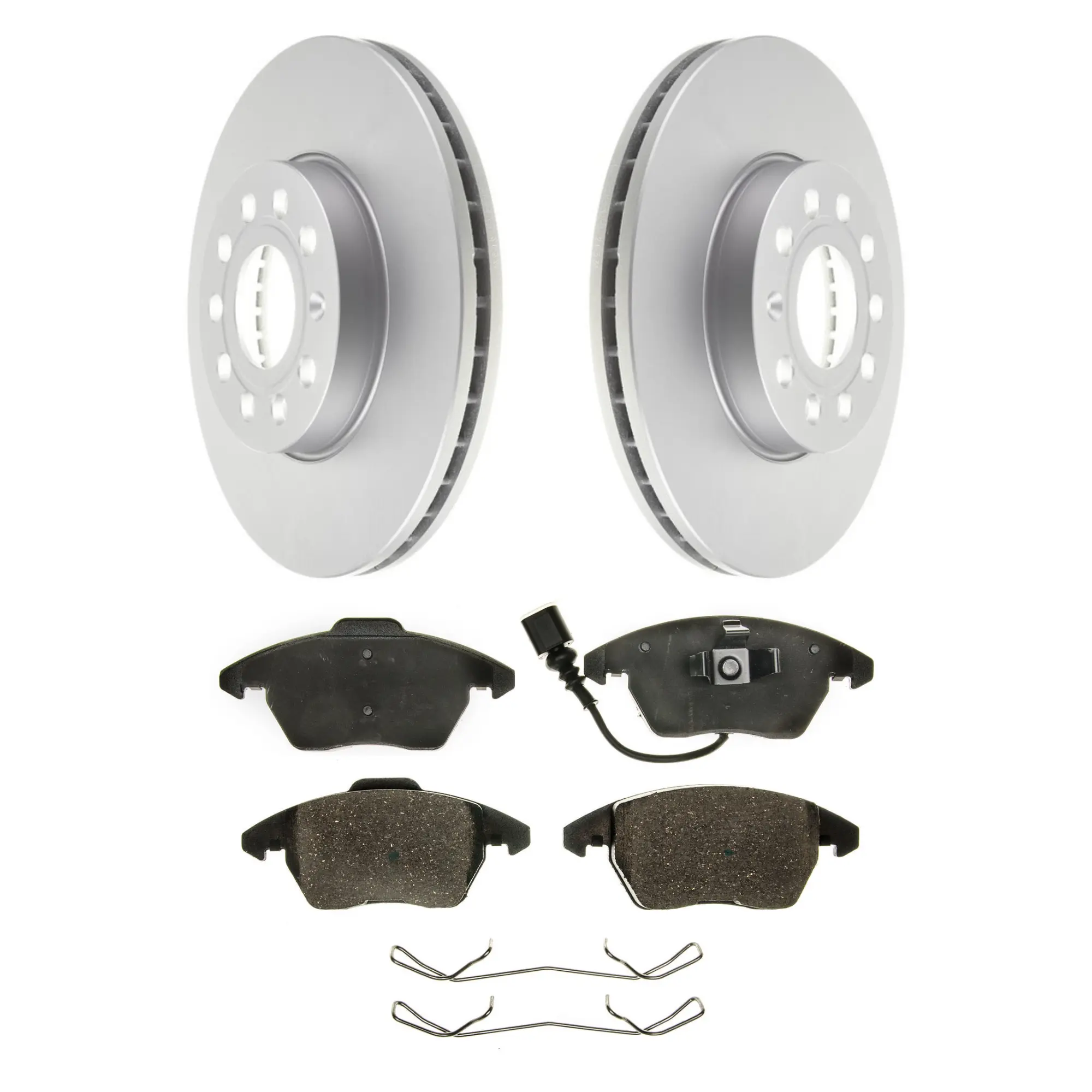 Coated Brake Rotor & Ceramic Pad Kit - image principale du produit