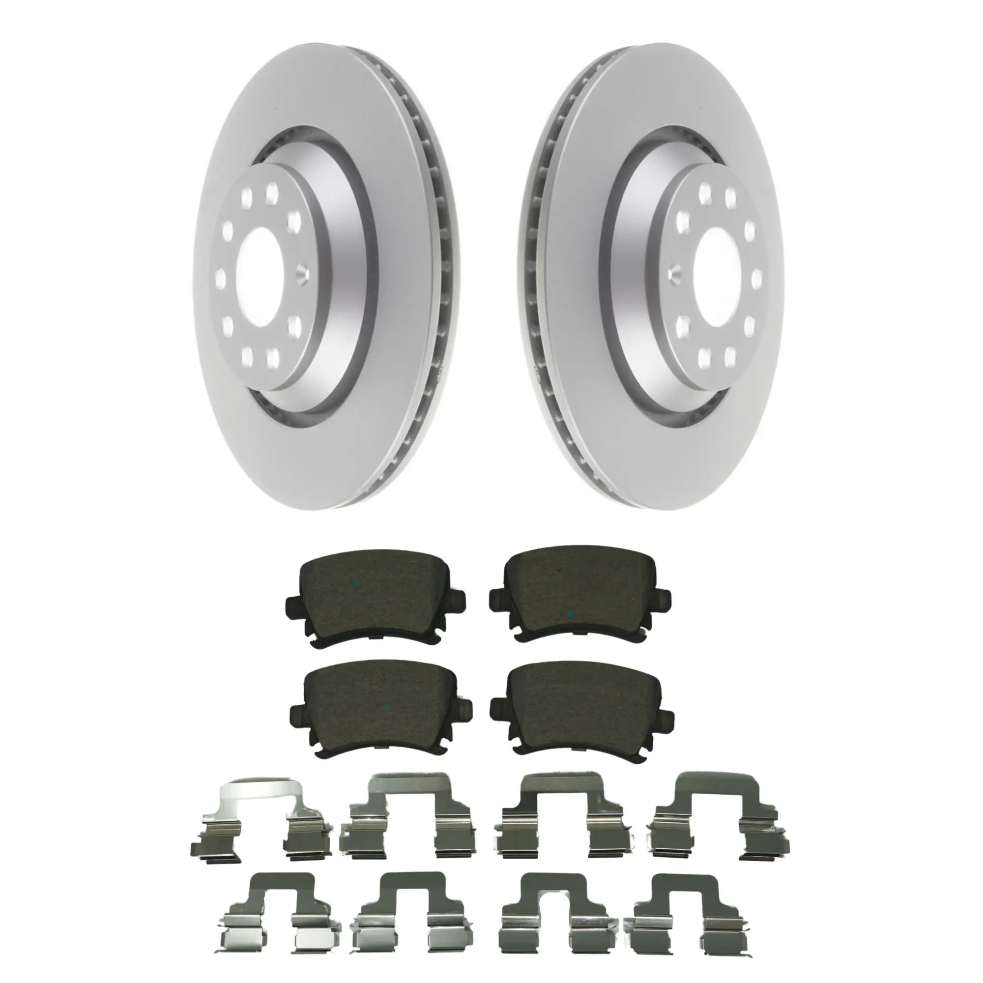 Coated Brake Rotor & Ceramic Pad Kit - image principale du produit