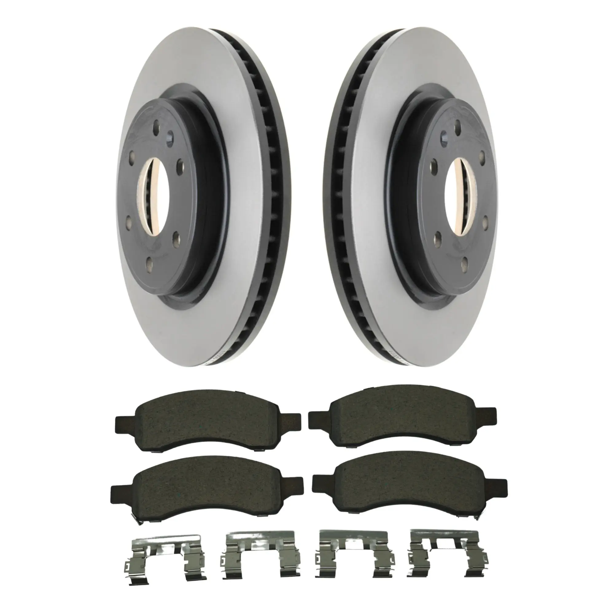 Coated Brake Rotor & Ceramic Pad Kit - image principale du produit